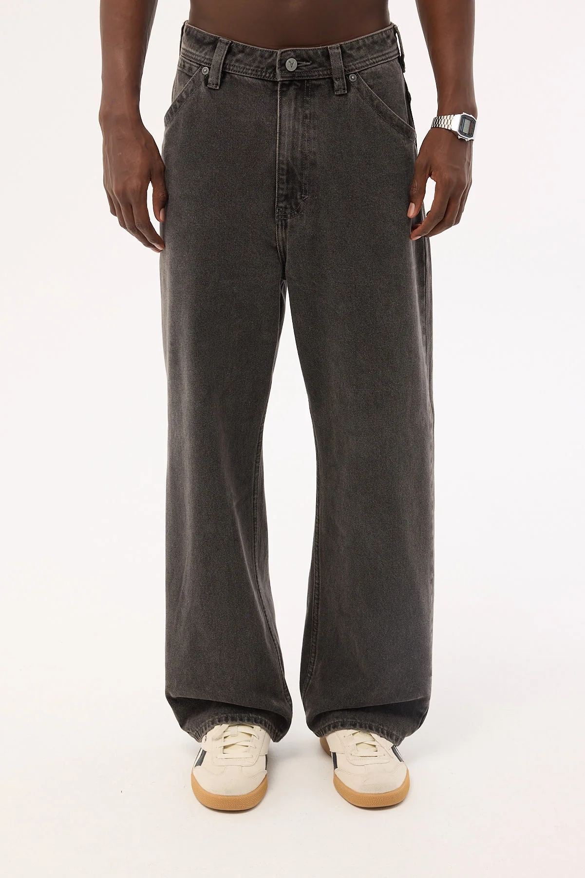 Abrand A6 Big Baggy Bazza Jean Washed Black - Image 10