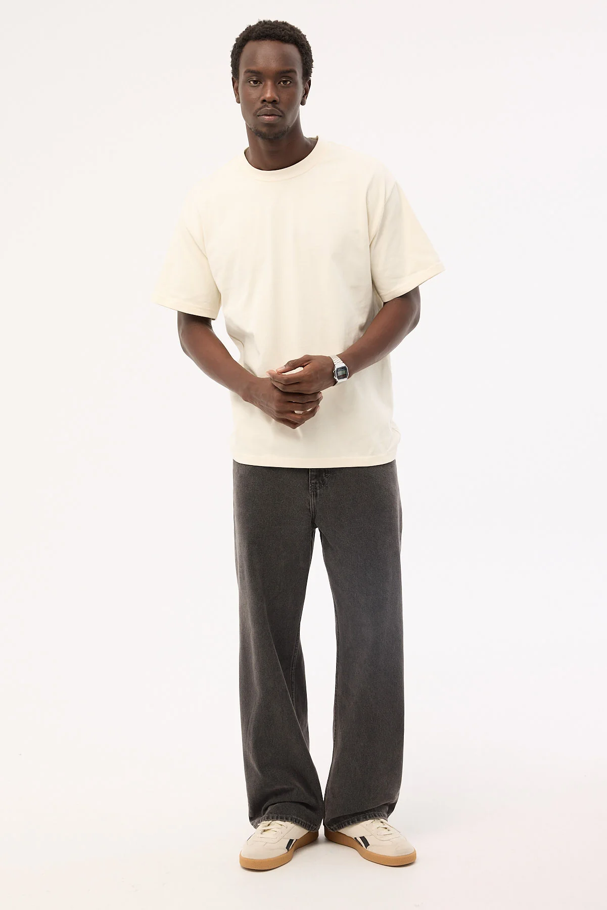 Abrand A6 Big Baggy Bazza Jean Washed Black - Image 3