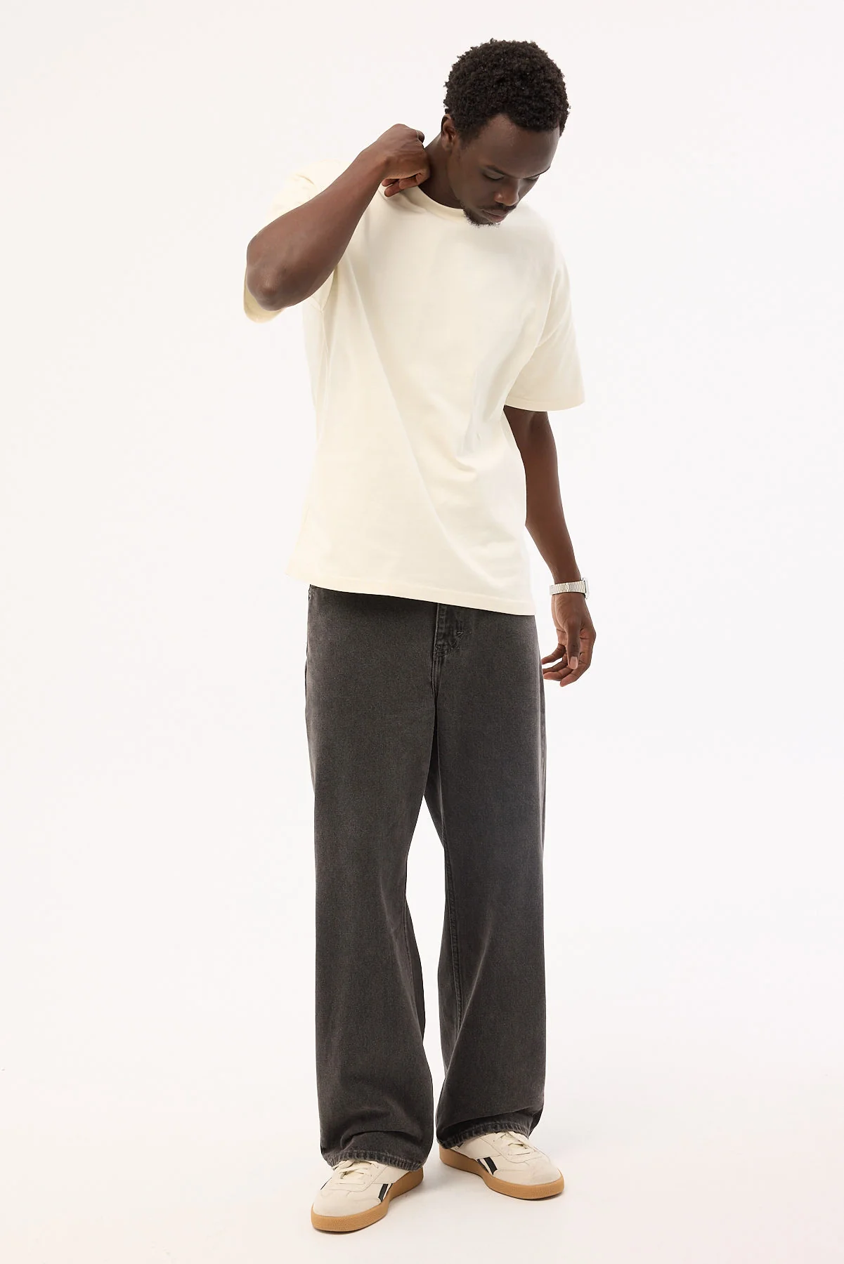 Abrand A6 Big Baggy Bazza Jean Washed Black - Image 6