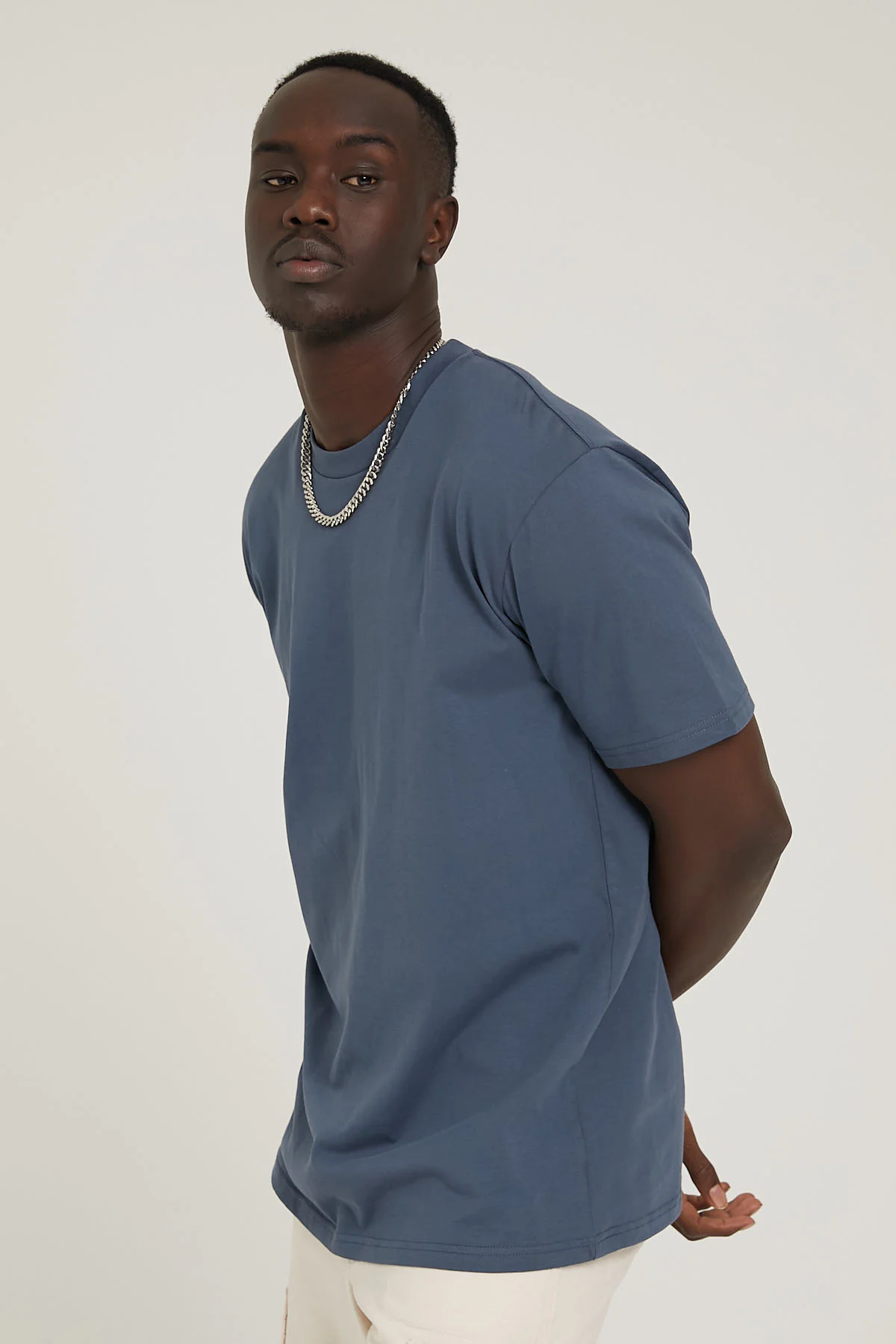 As Colour Classic Organic Tee Petrol Blue - Image 4