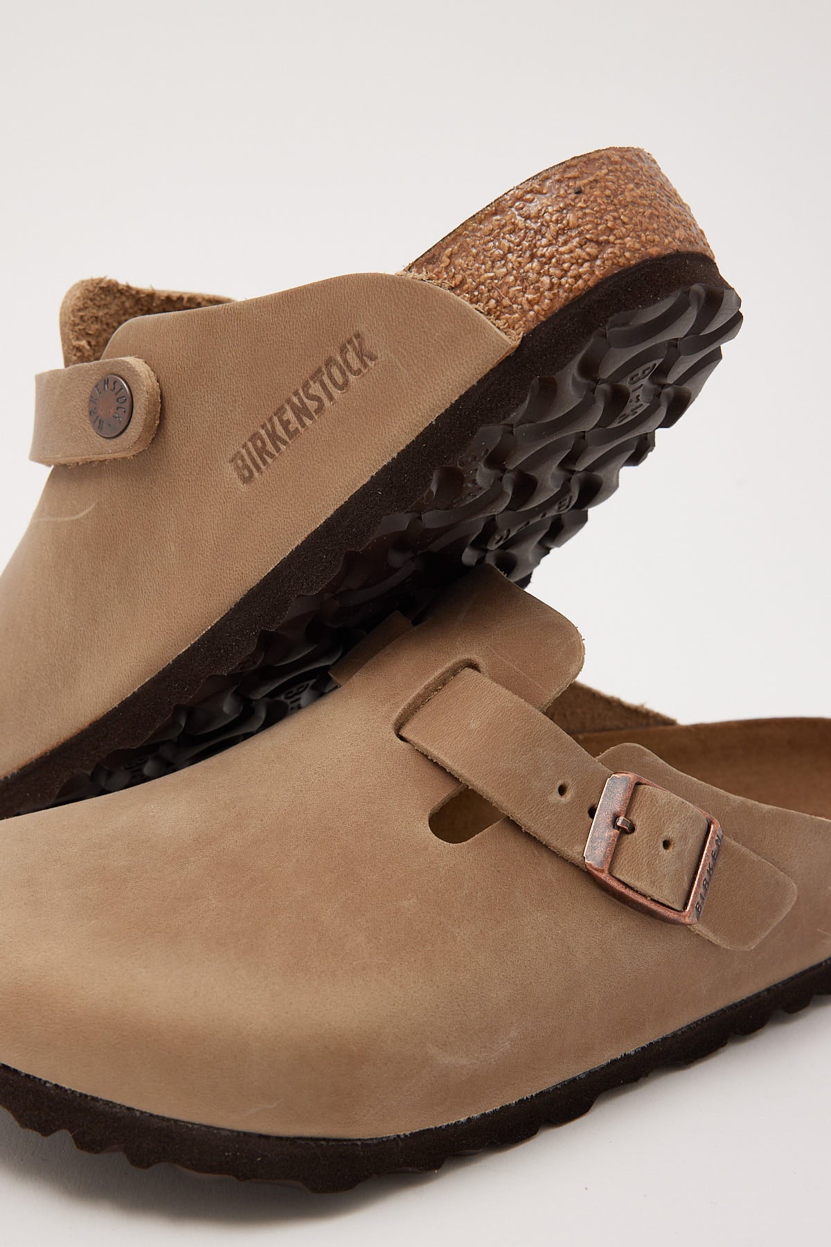 Birkenstock Boston Oiled Leather Regular Tobacco - Image 4