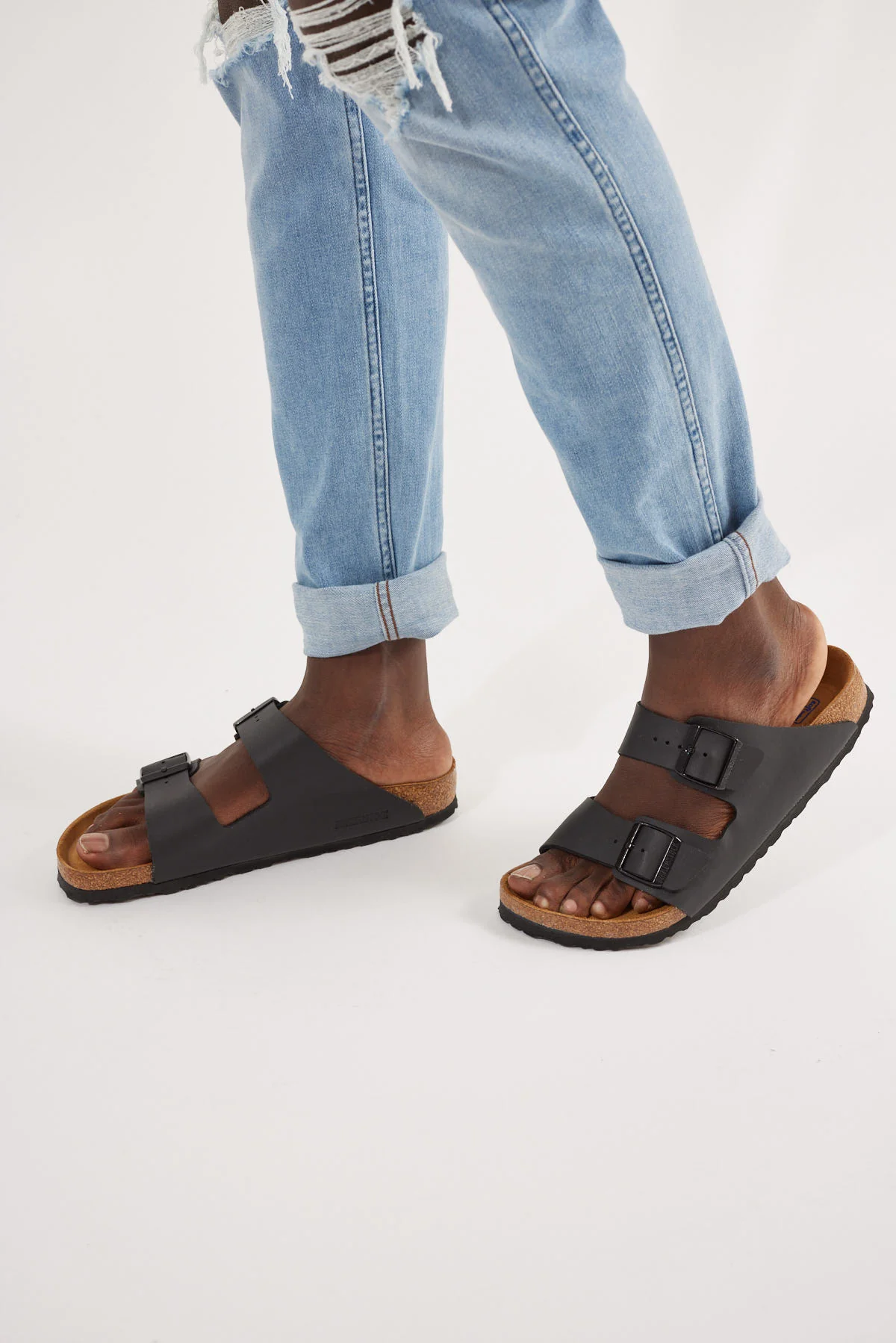 Birkenstock Mens Arizona BF SFB Narrow Black - Image 8