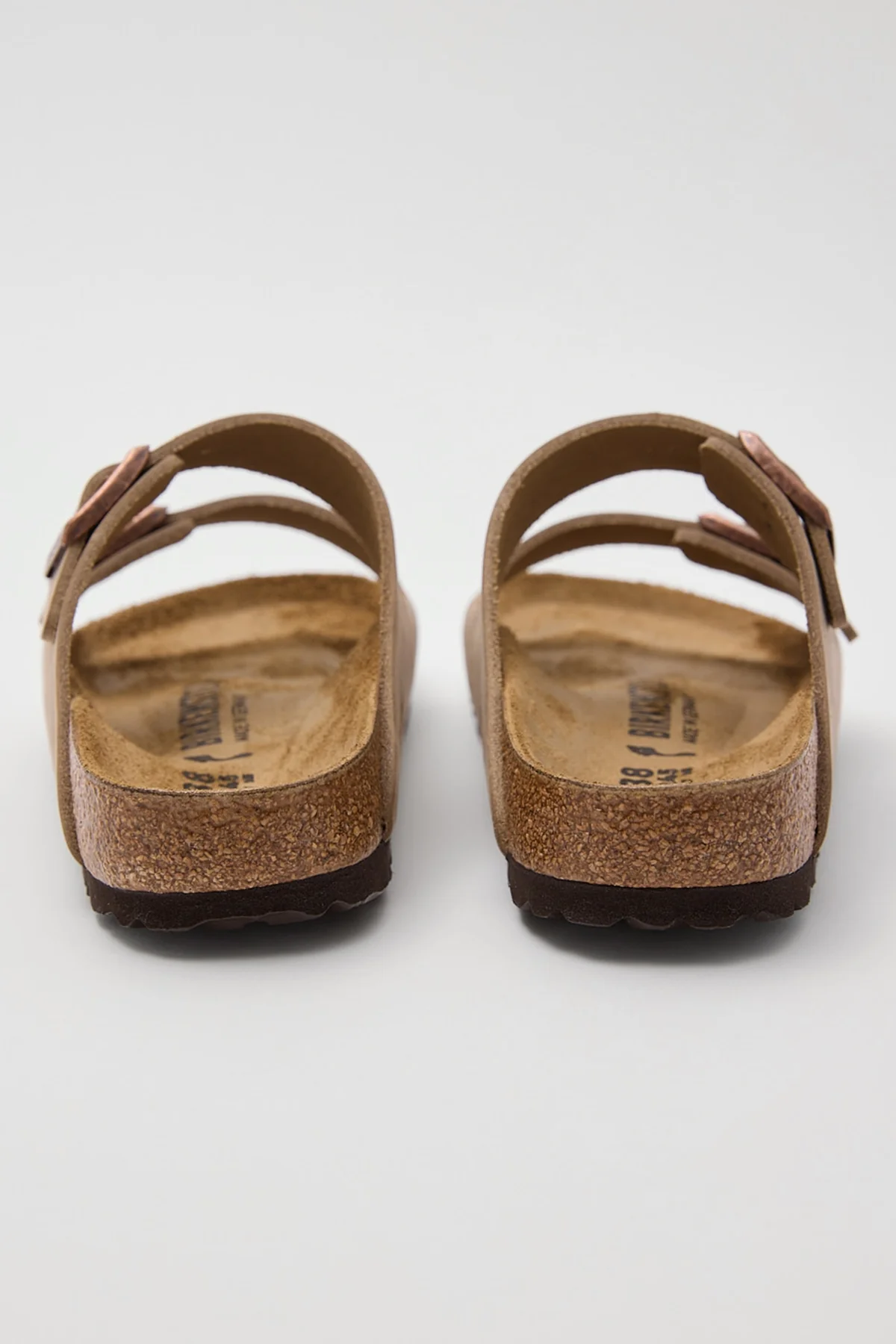 Birkenstock Womens Arizona NU Oiled Narrow Tobacco Brown - Image 4