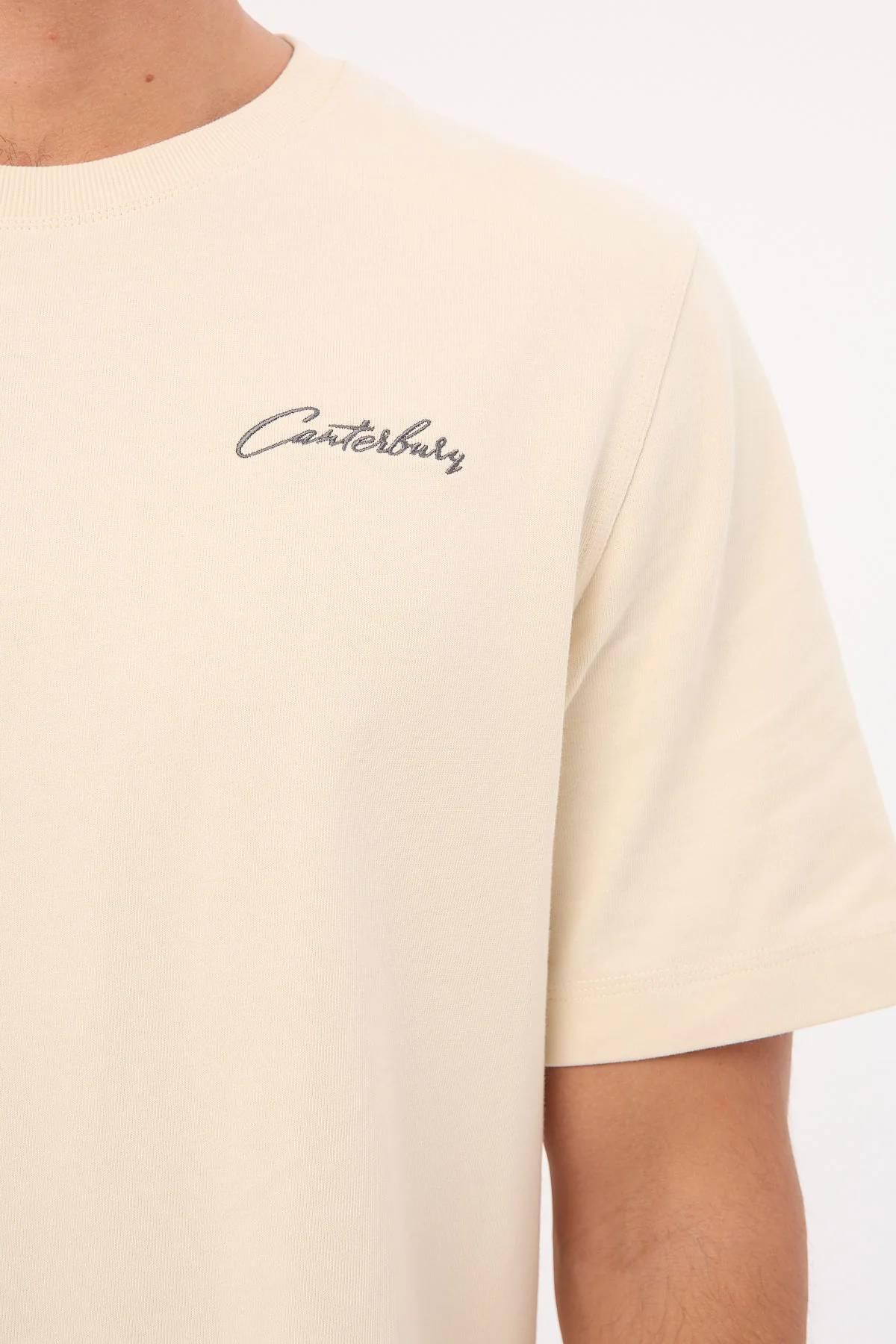 Canterbury CCC Script Washed T-shirt AM Whitecap Gray - Image 6