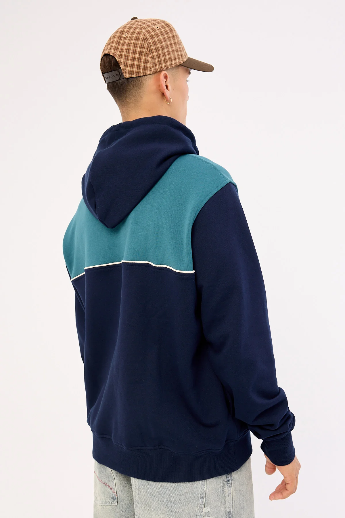 Canterbury Heritage Panelled Hoodie Navy - Image 4