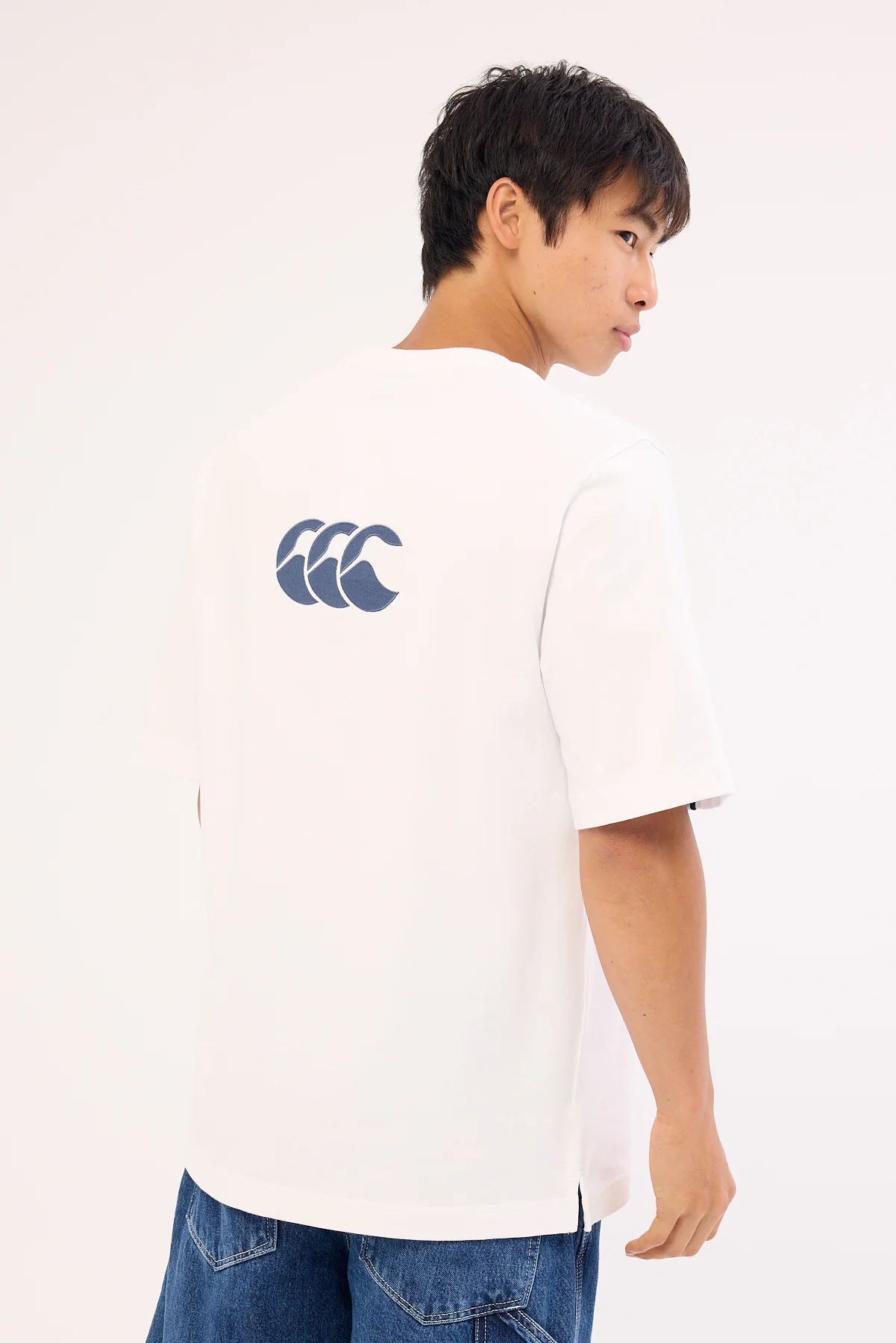 Canterbury Heritage Panelled Tee Right White - Image 3