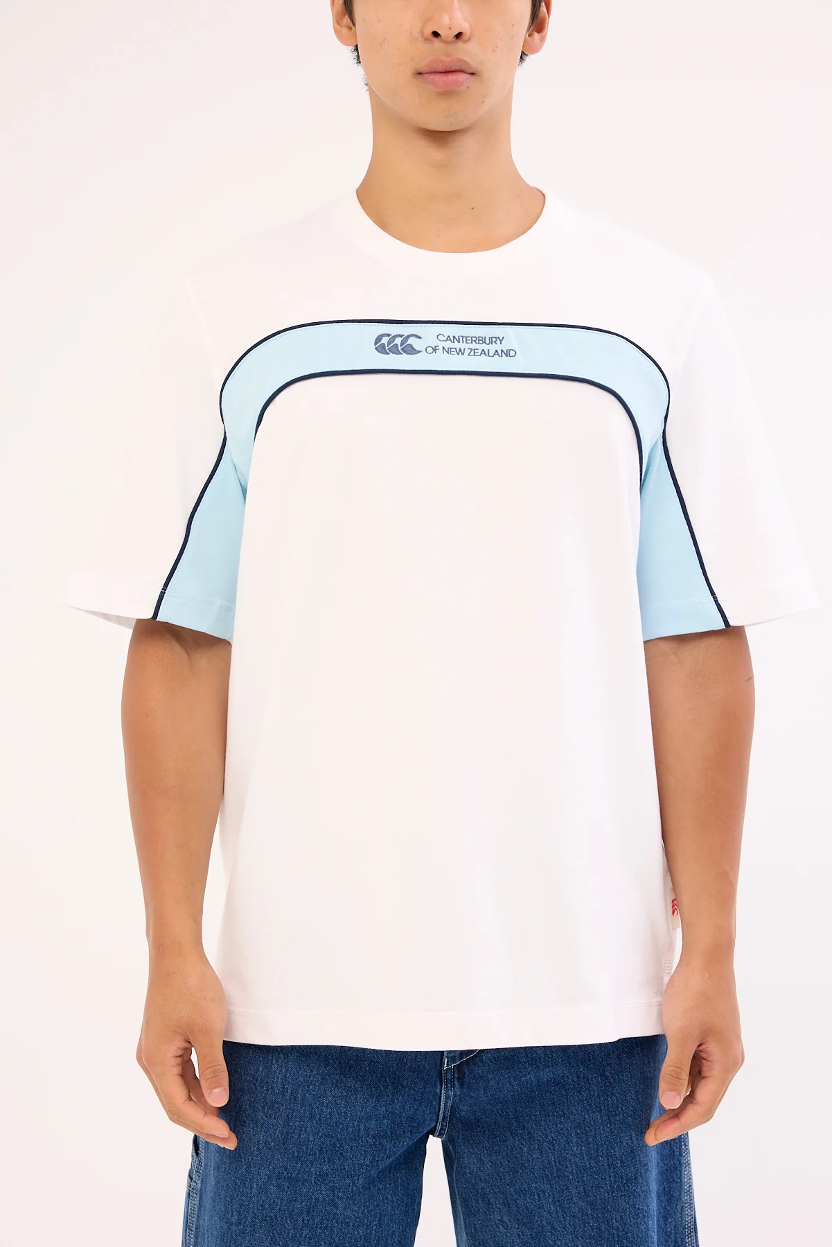 Canterbury Heritage Panelled Tee Right White - Image 6