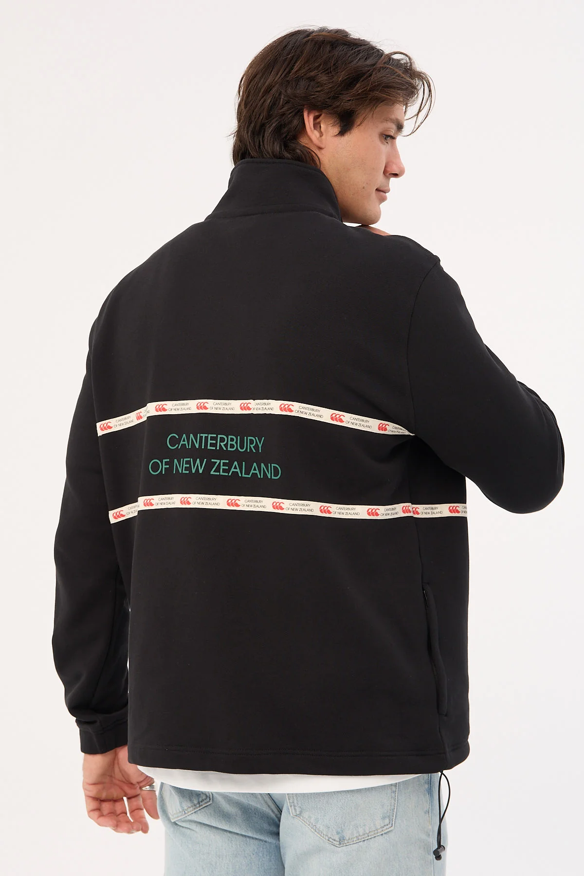 Canterbury M Heritage Quarter Zip Jet Black - Image 4