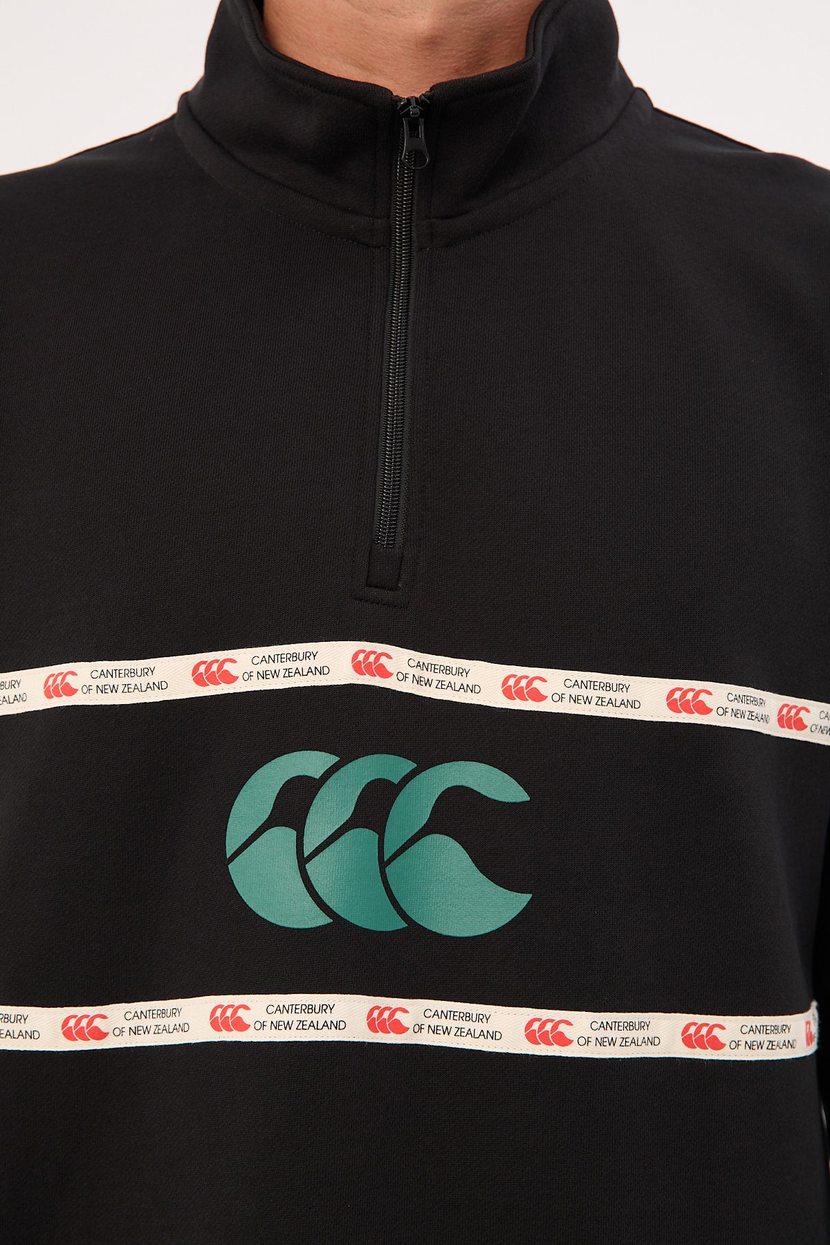 Canterbury M Heritage Quarter Zip Jet Black - Image 7