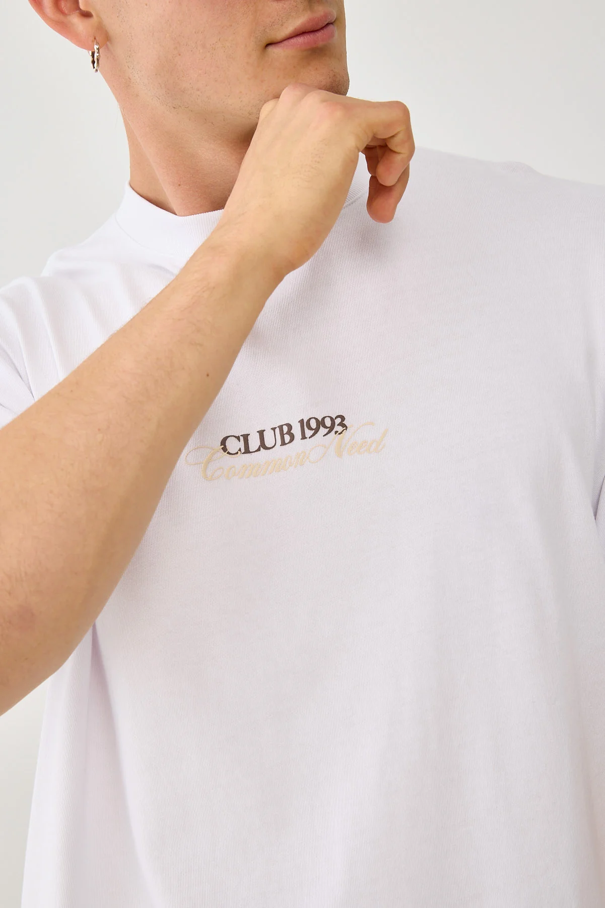 Common Need Club 1993 Heavyweight Boxy Tee White - Image 8