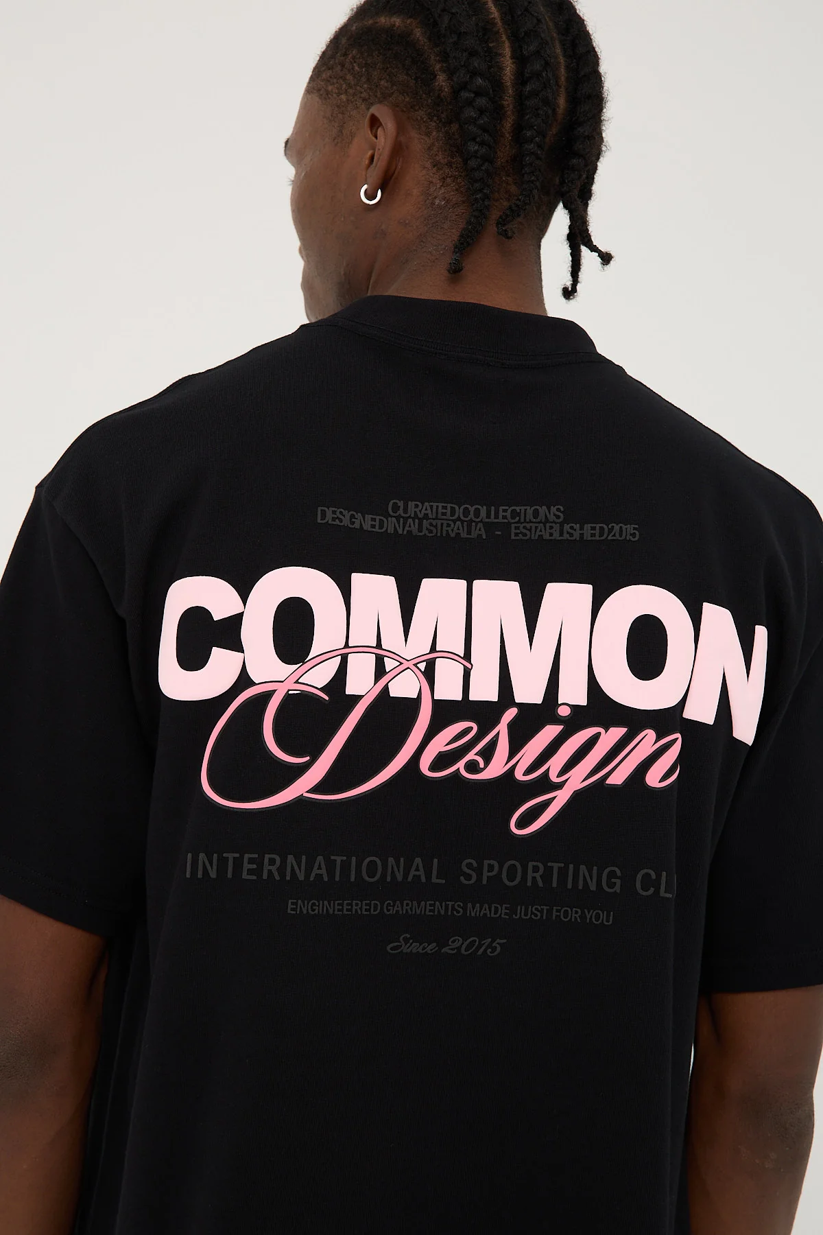 Common Need Compose Heavyweight Easy Tee Jet Black - Image 6