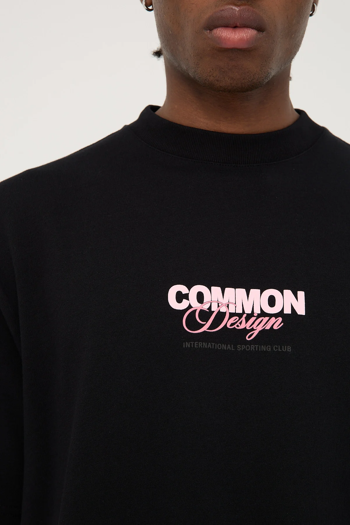Common Need Compose Heavyweight Easy Tee Jet Black - Image 7