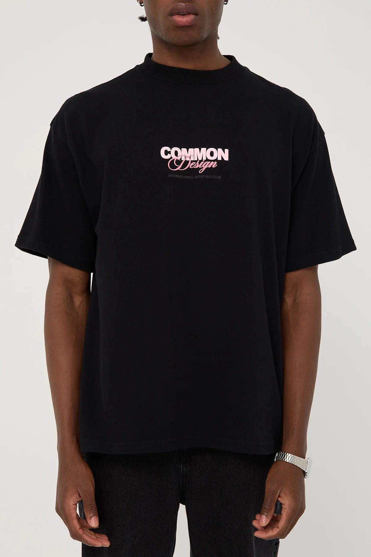 Common Need Compose Heavyweight Easy Tee Jet Black - Image 8
