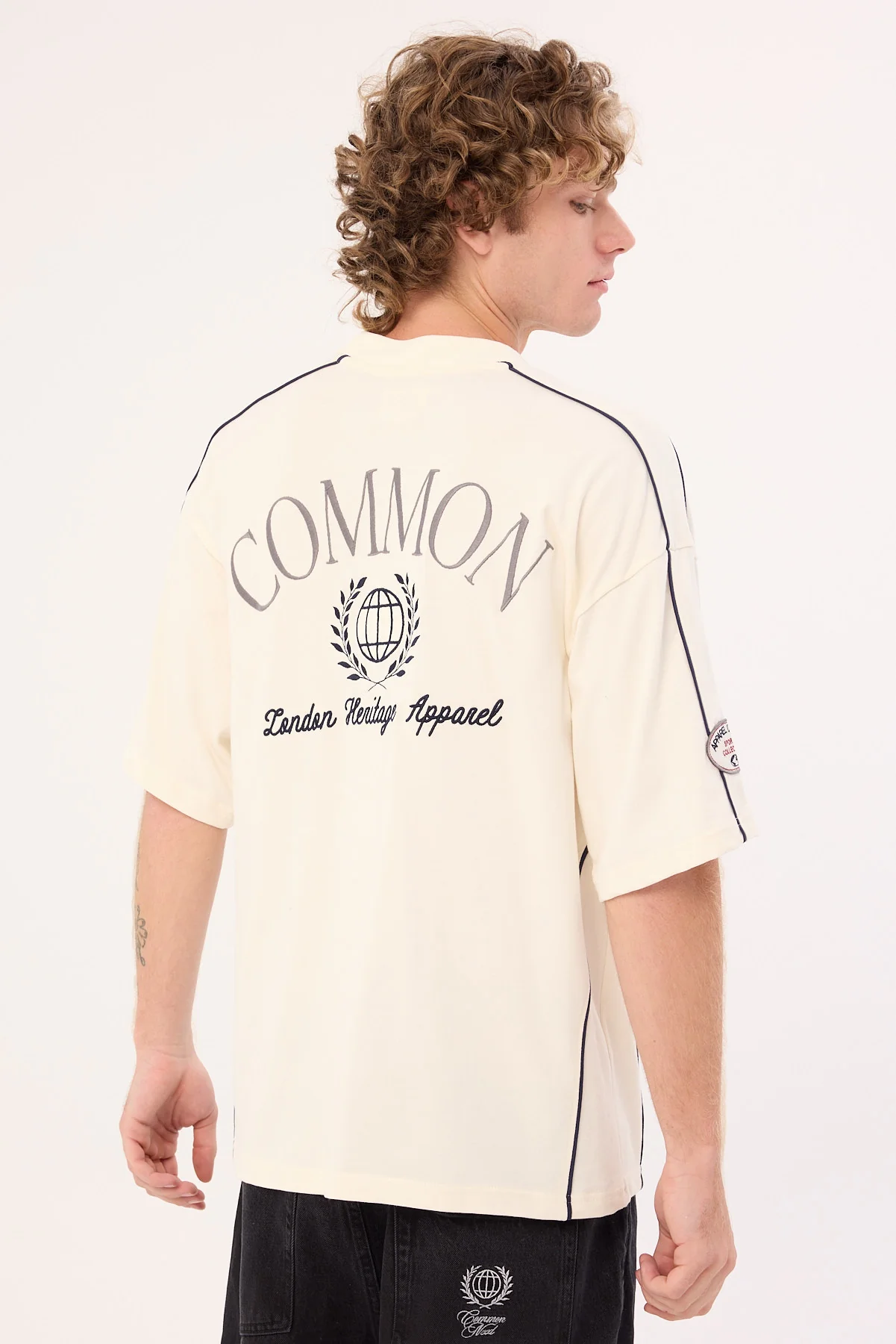 Common Need Doubles Heavyweight Easy Tee Ecru - Image 6