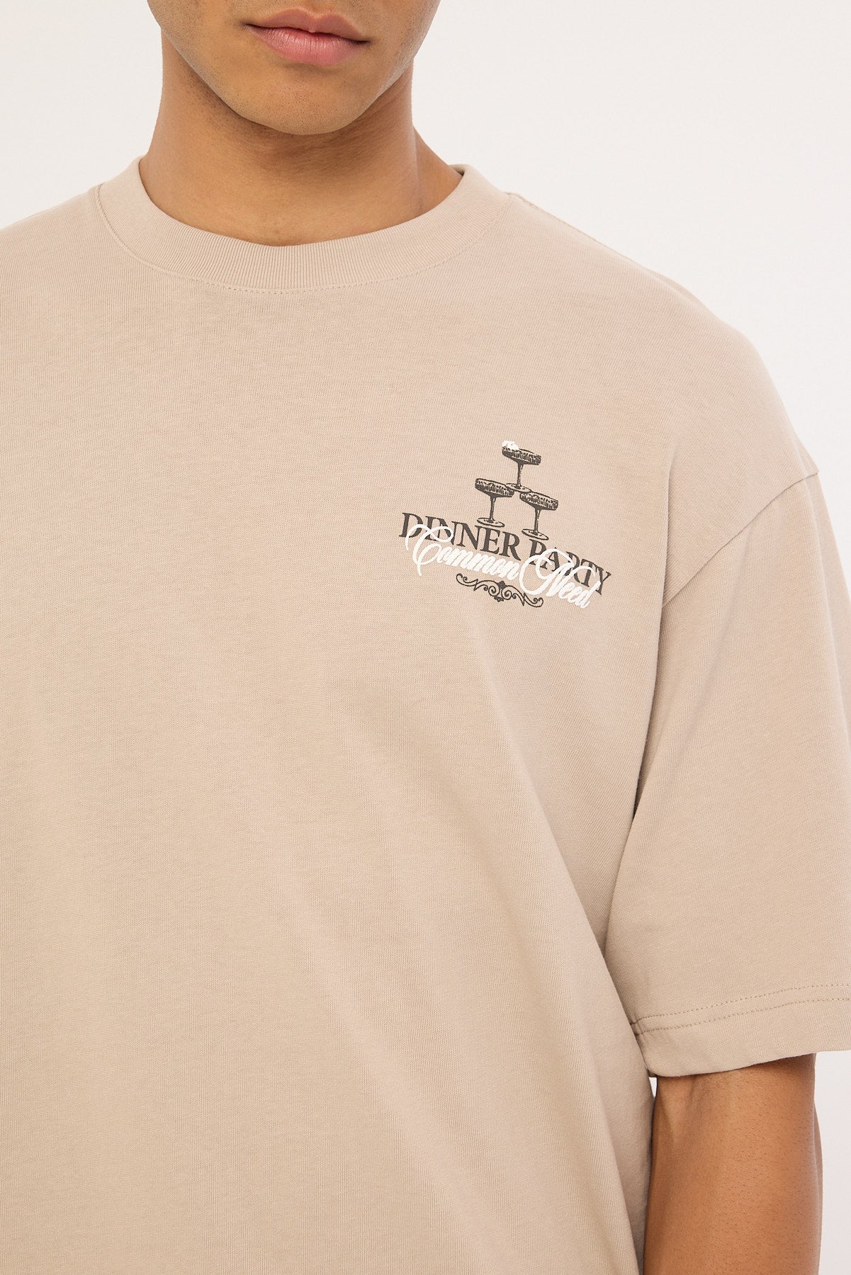 Common Need Etiquette Heavyweight Boxy Tee Granite - Image 4
