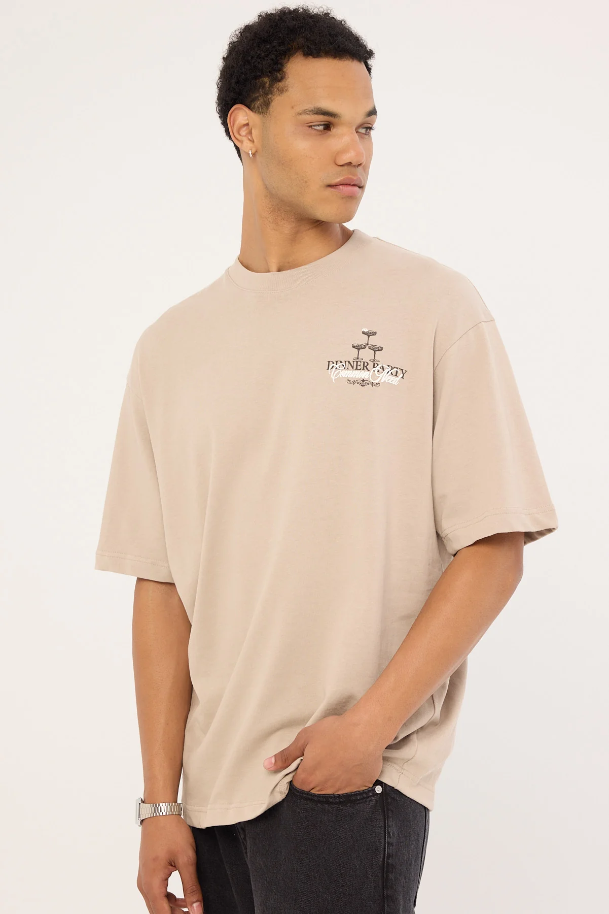 Common Need Etiquette Heavyweight Boxy Tee Granite - Image 5