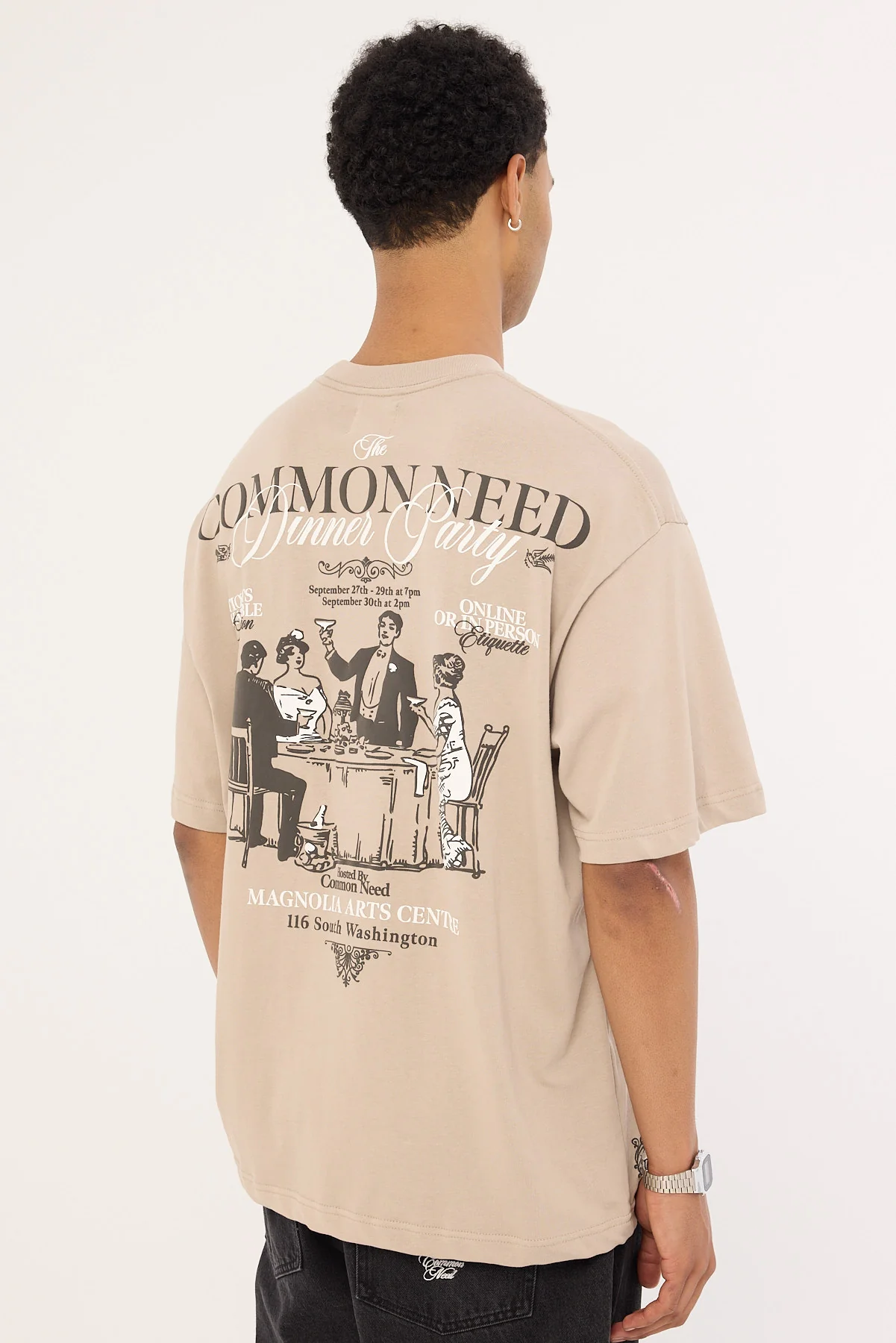 Common Need Etiquette Heavyweight Boxy Tee Granite - Image 6