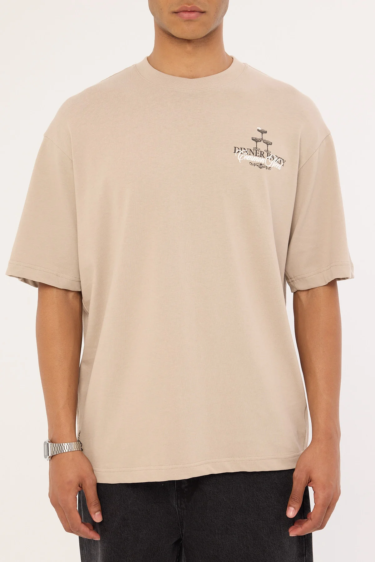 Common Need Etiquette Heavyweight Boxy Tee Granite - Image 8