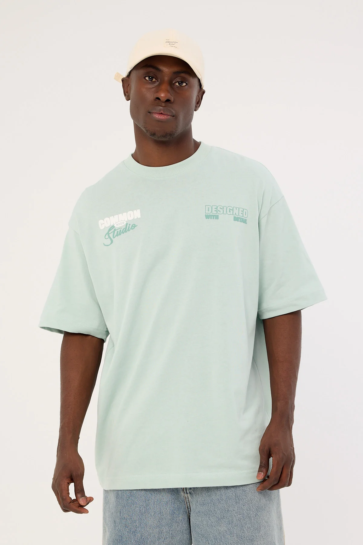 Common Need Gallery Heavyweight Boxy Tee Mint - Image 3
