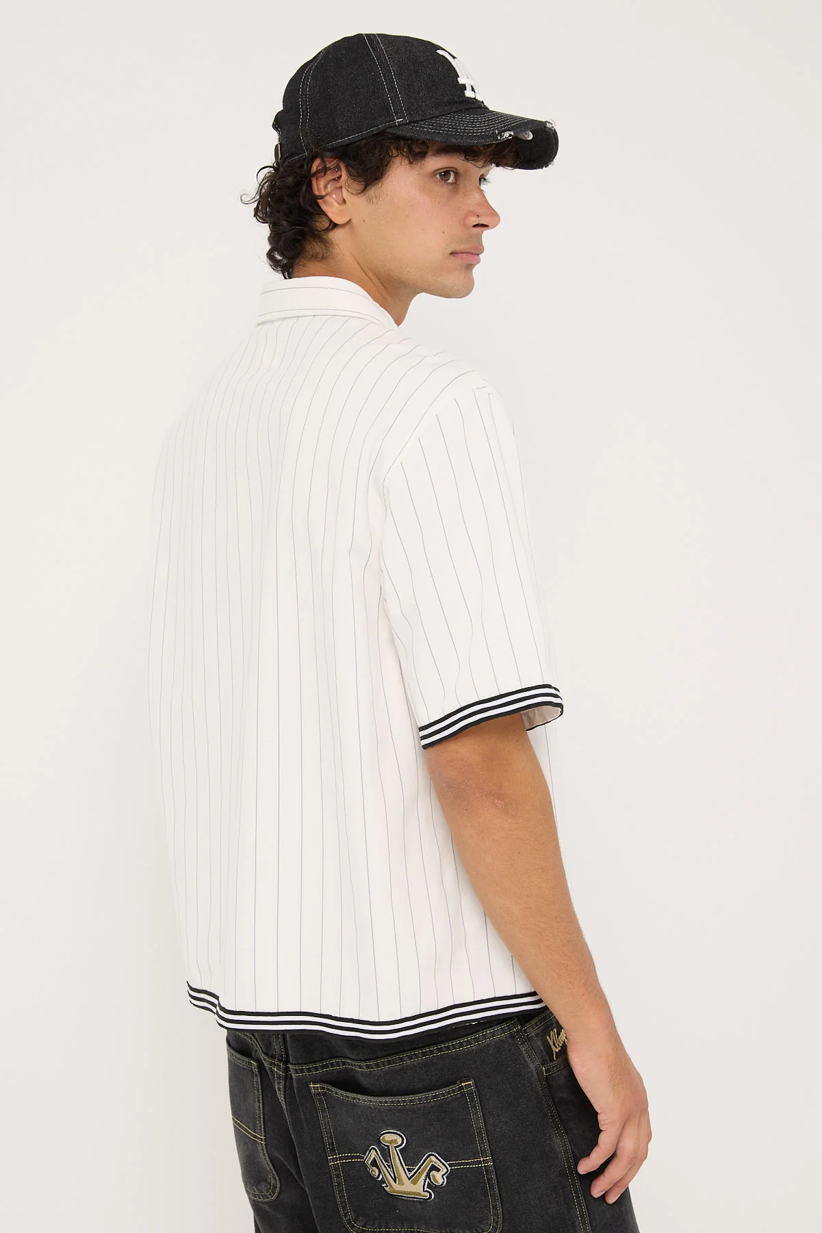 Common Need Homerun Standard Boxy Shirt Off White - Image 5