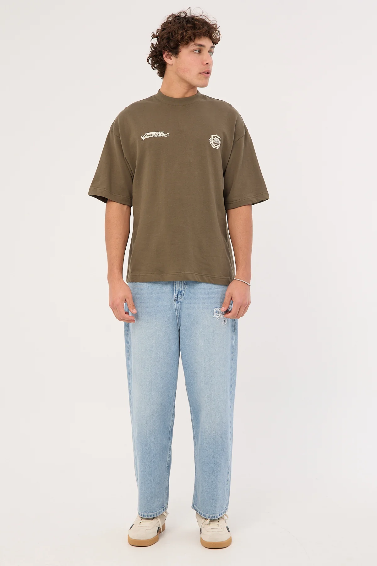 Common Need Hotel Heavyweight Easy Tee Deep Olive - Image 3