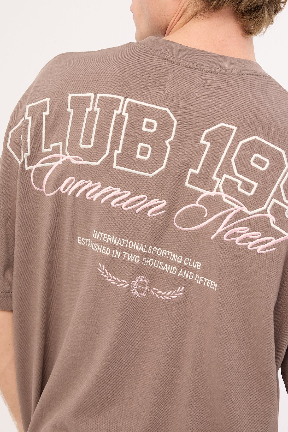 Common Need Renowned Heavyweight Boxy Tee Taupe - Image 7