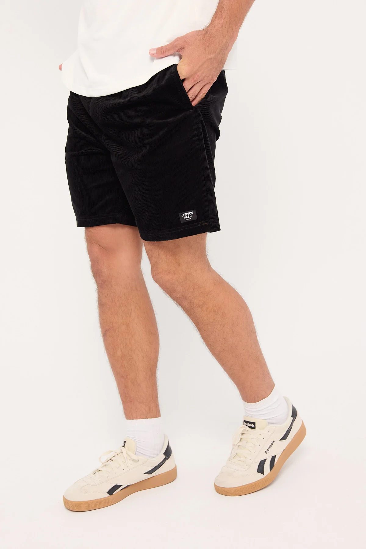 Common Need Salt Organic Cord Short Black - Image 4