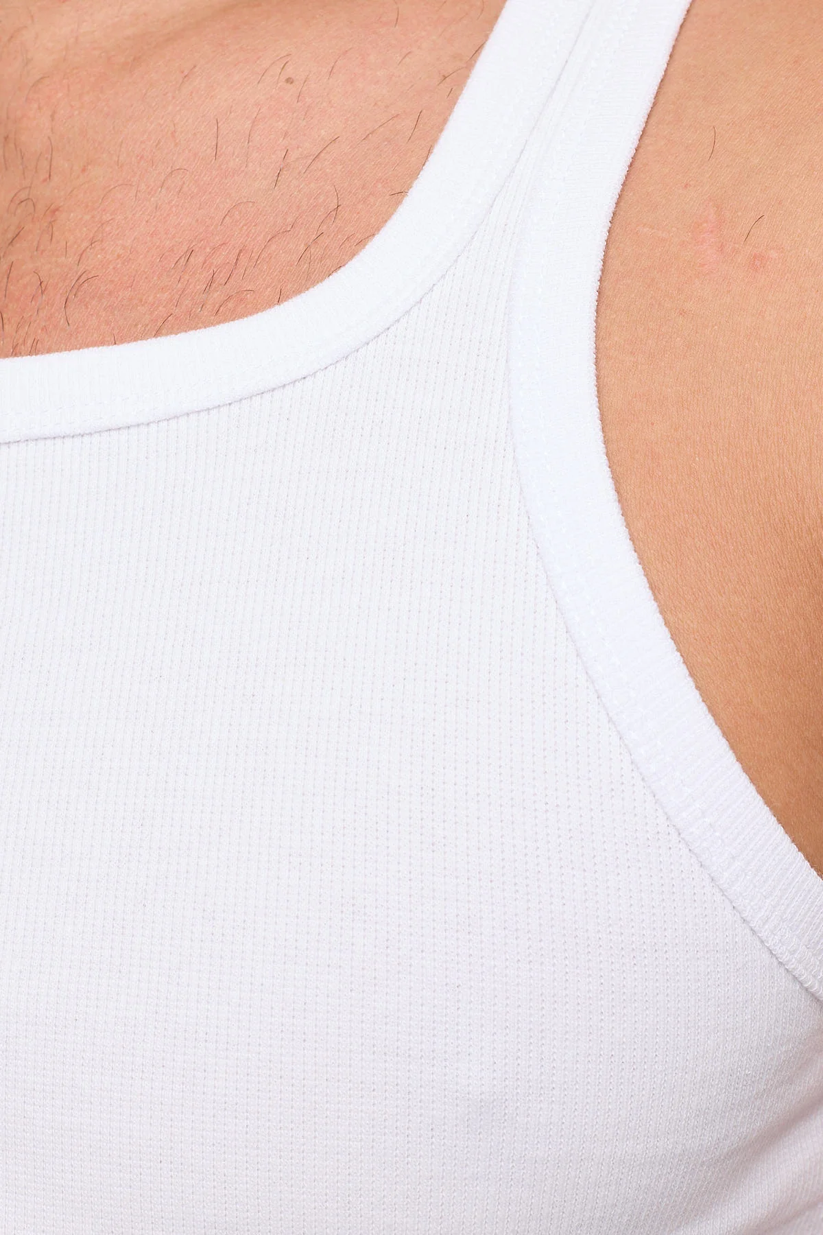 Common Need Square Neck Singlet Tank White - Image 5