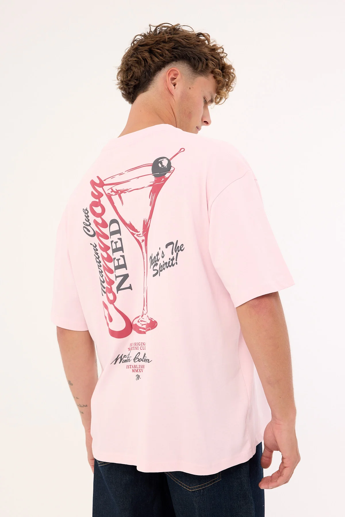 Common Need Stirred Heavyweight Easy Tee Floss Pink - Image 6