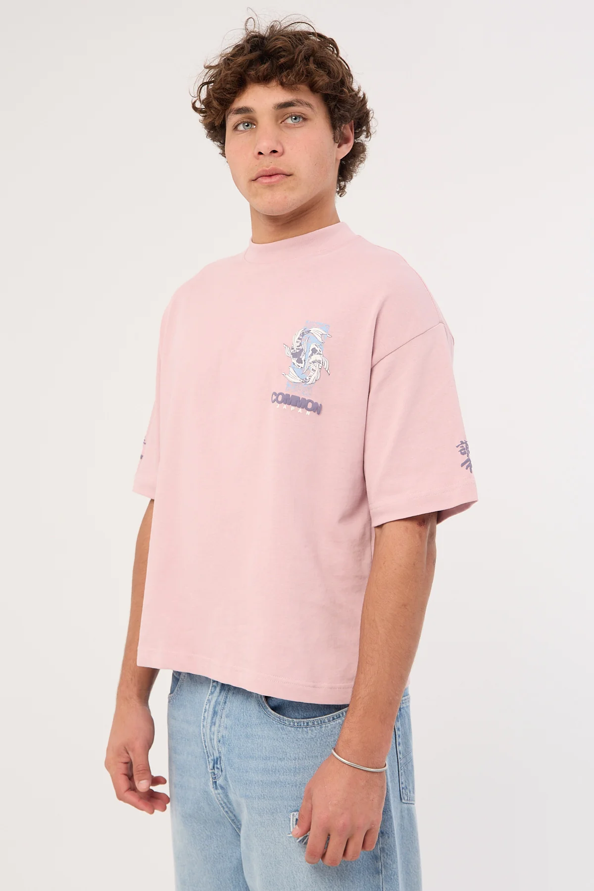 Common Need Sumi Cropped Heavyweight Easy Tee Purple Haze - Image 6