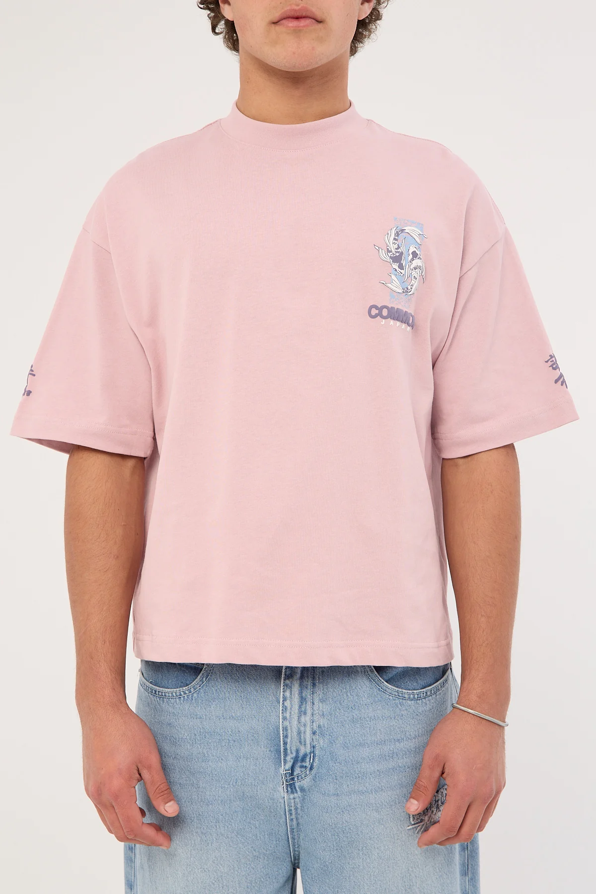 Common Need Sumi Cropped Heavyweight Easy Tee Purple Haze - Image 9