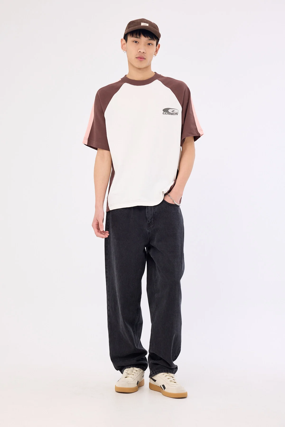 Common Need Tide Raglan Heavyweight Easy Tee Cloud White - Image 3