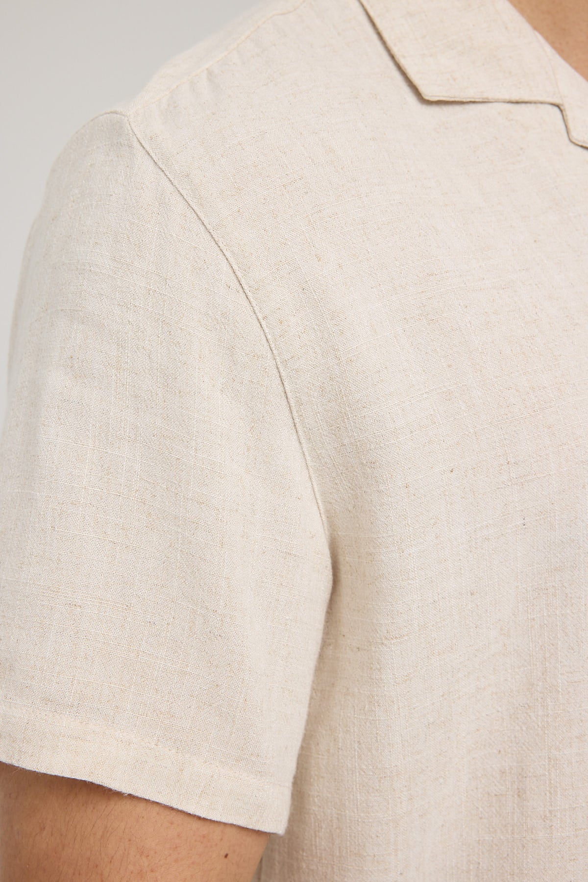 Common Need Truth Resort Collar Shirt Oatmeal - Image 6