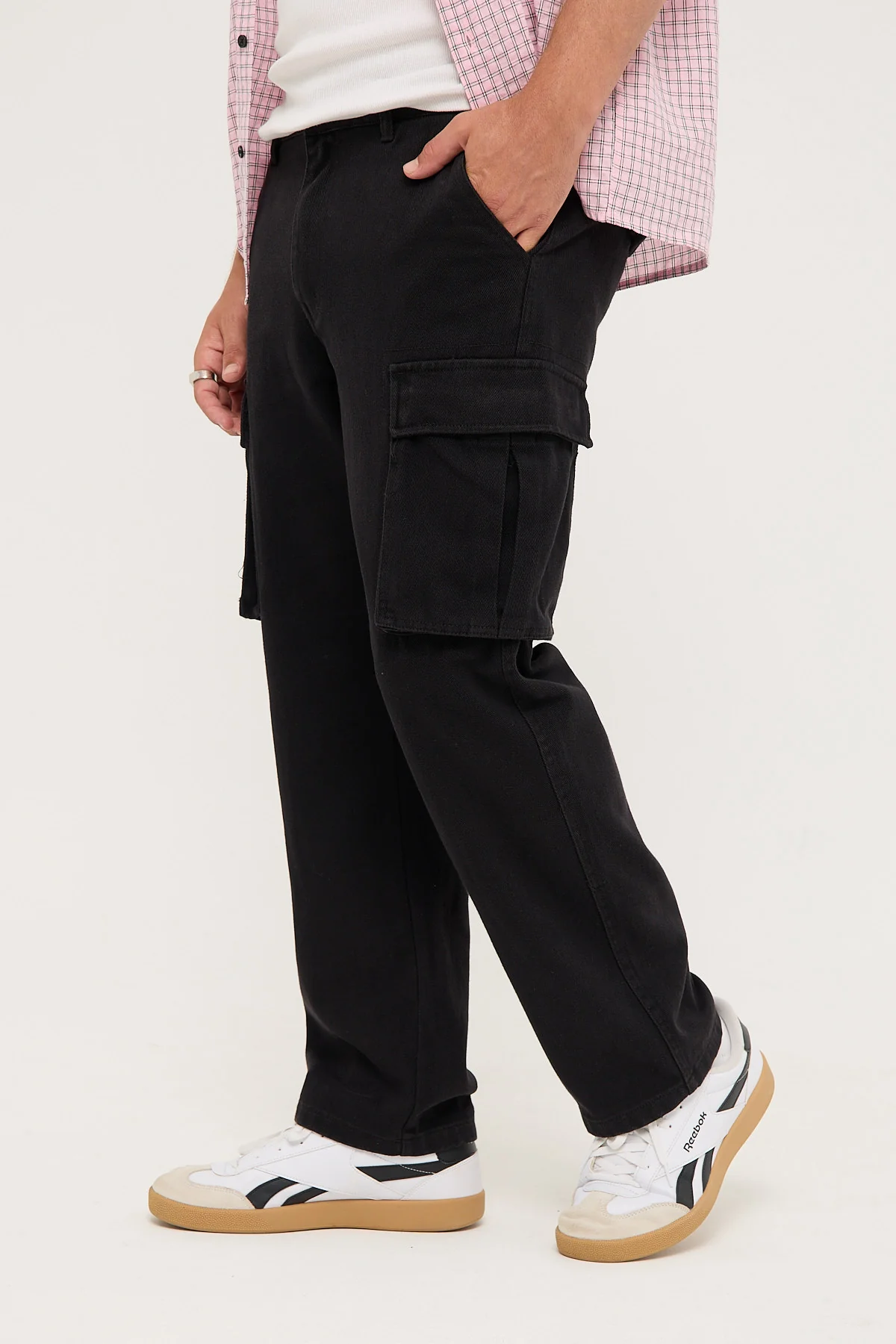 Common Need Unison Cargo Jean Washed Black - Image 4