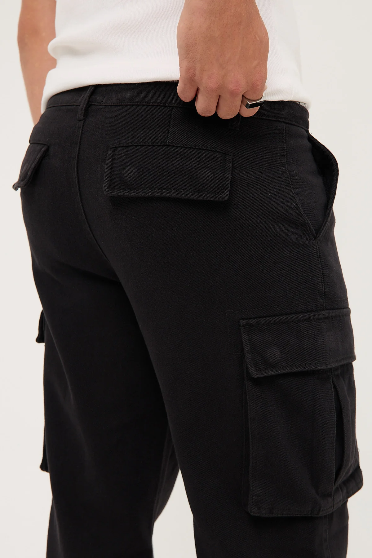 Common Need Unison Cargo Jean Washed Black - Image 8