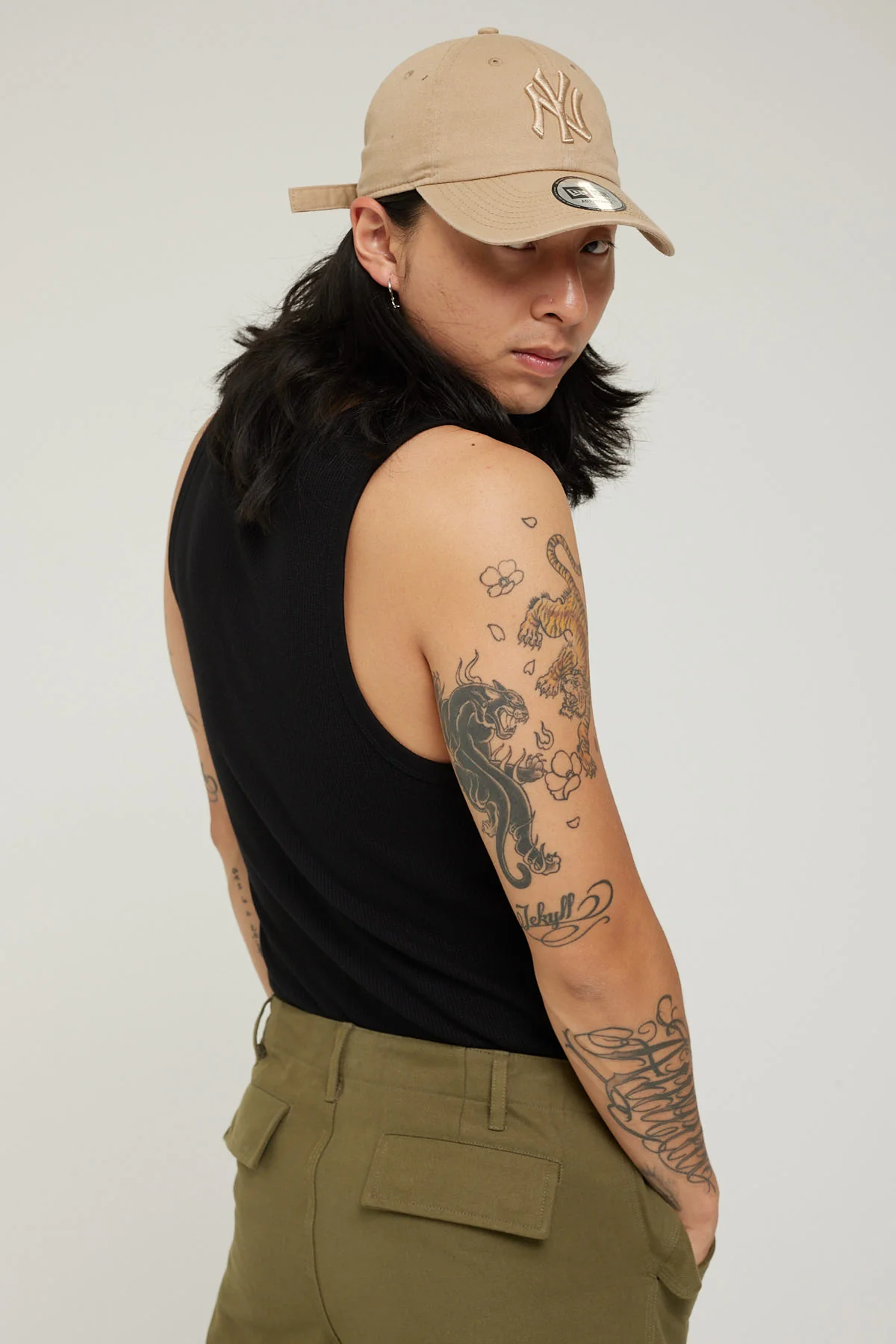 Common Need Waffle Singlet Black - Image 7