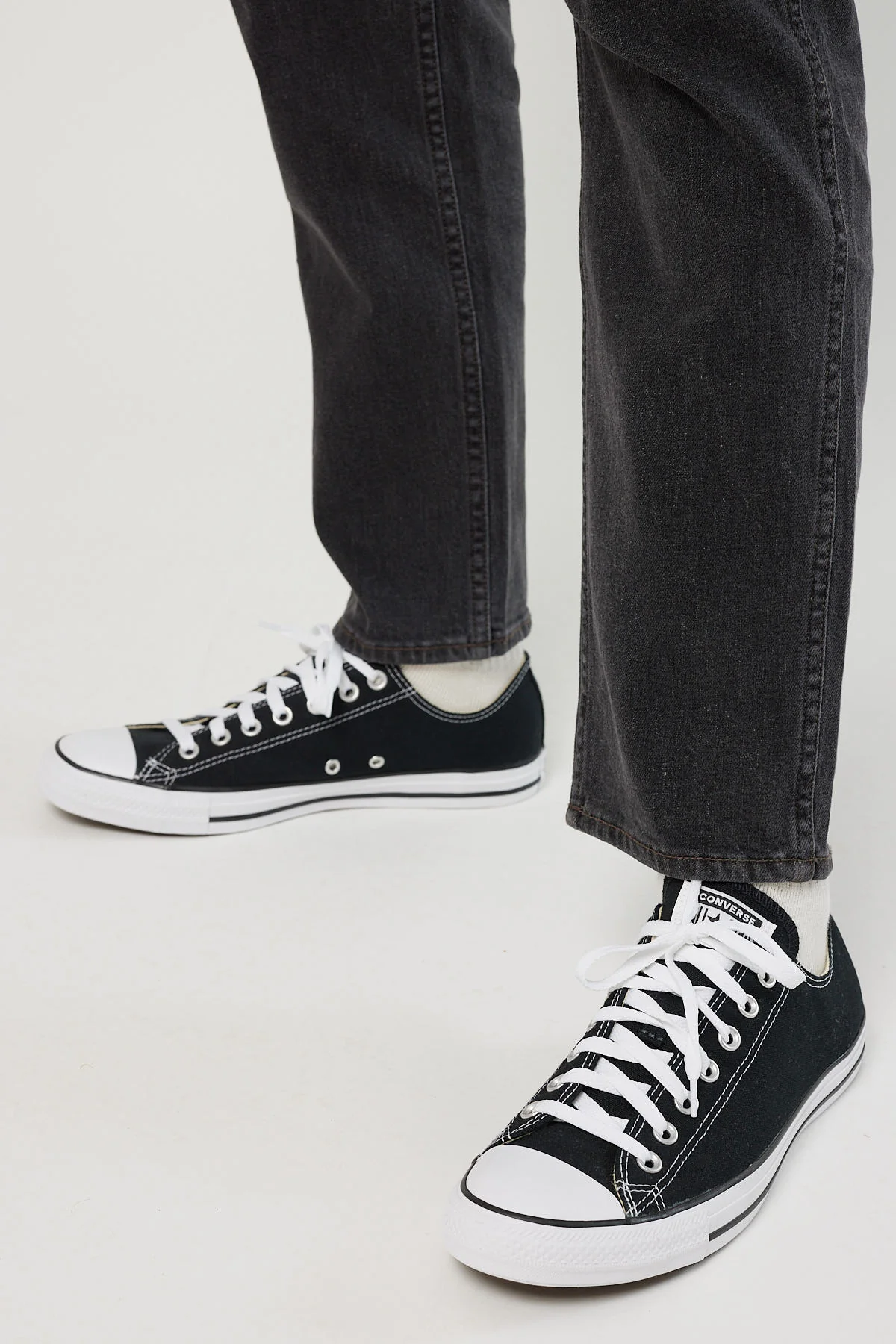 Converse Mens All Star Ox Black - Image 4