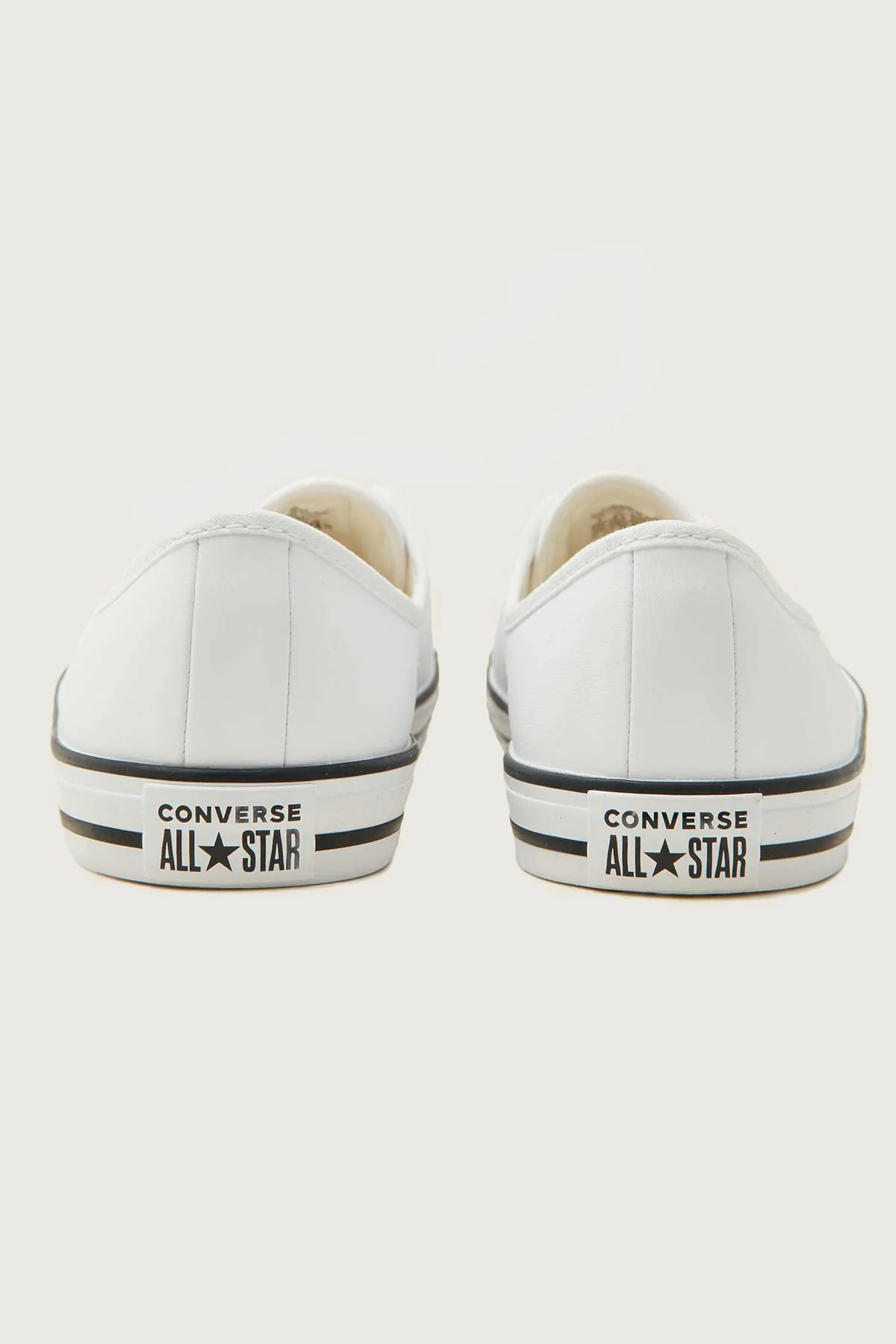 Converse Womens CTAS Ballet Lace Faux Leather White White/Black - Image 4