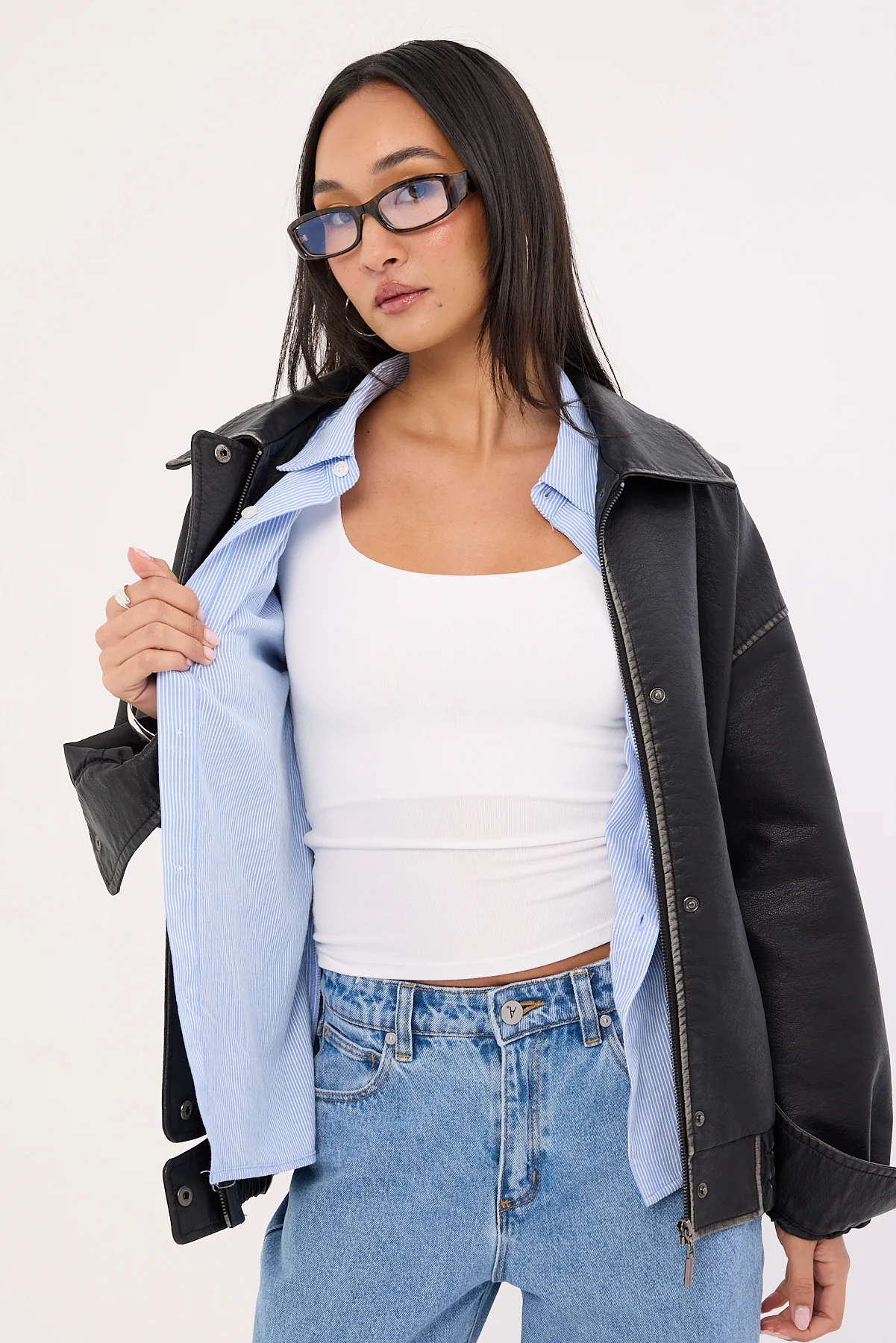 L&T Cap Sleeve Scoop T-Shirt White - Image 4