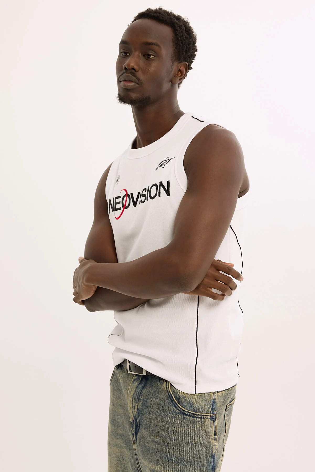 Neovision Atomic Bound High Neck Tank White - Image 7