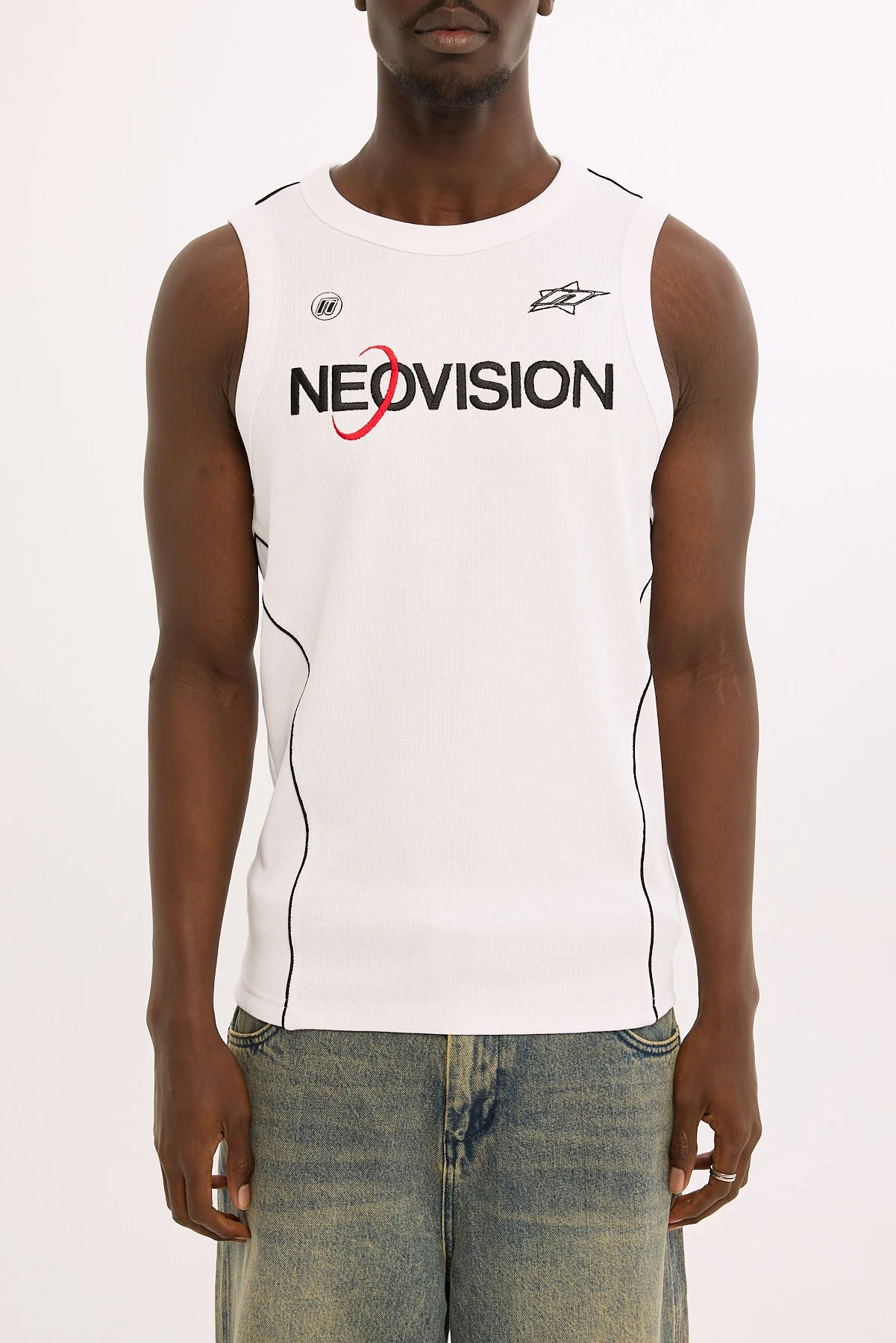 Neovision Atomic Bound High Neck Tank White - Image 9