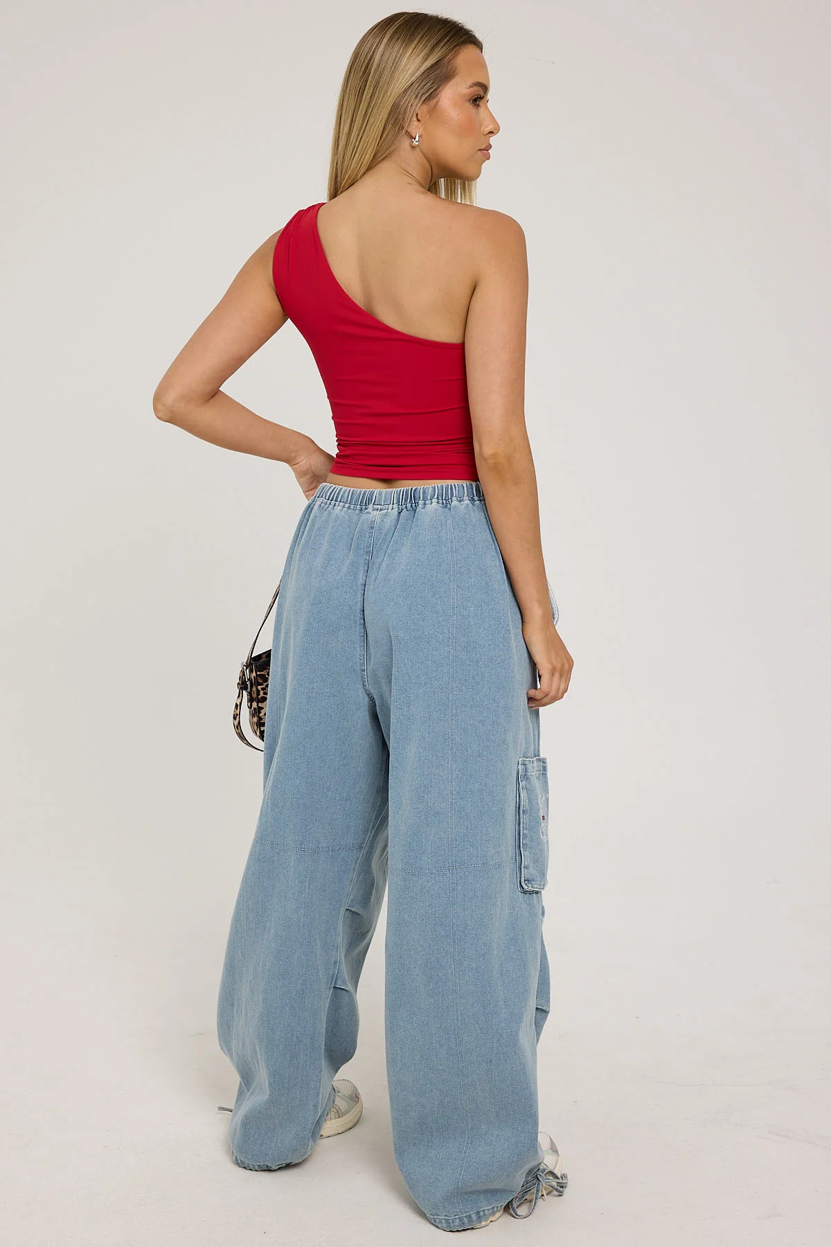 Neovision Shadow Realm Wide Leg Pant Light Blue Denim - Image 4
