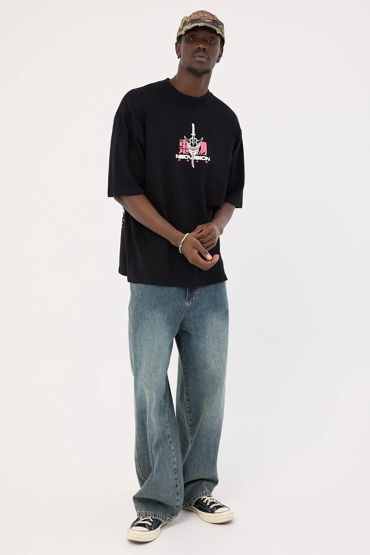 Neovision Torii Street Super Heavy Tee Black - Image 4