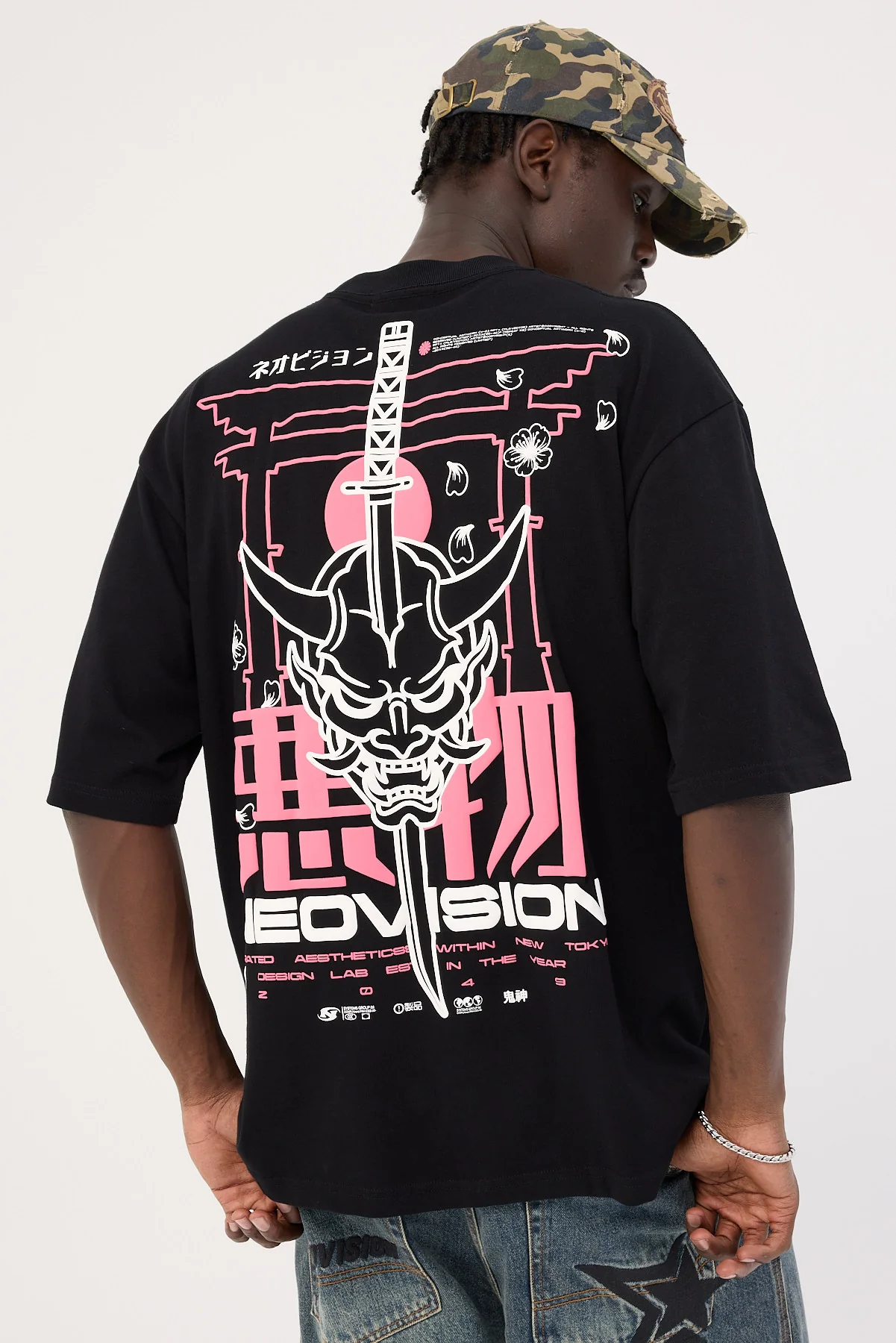 Neovision Torii Street Super Heavy Tee Black - Image 8