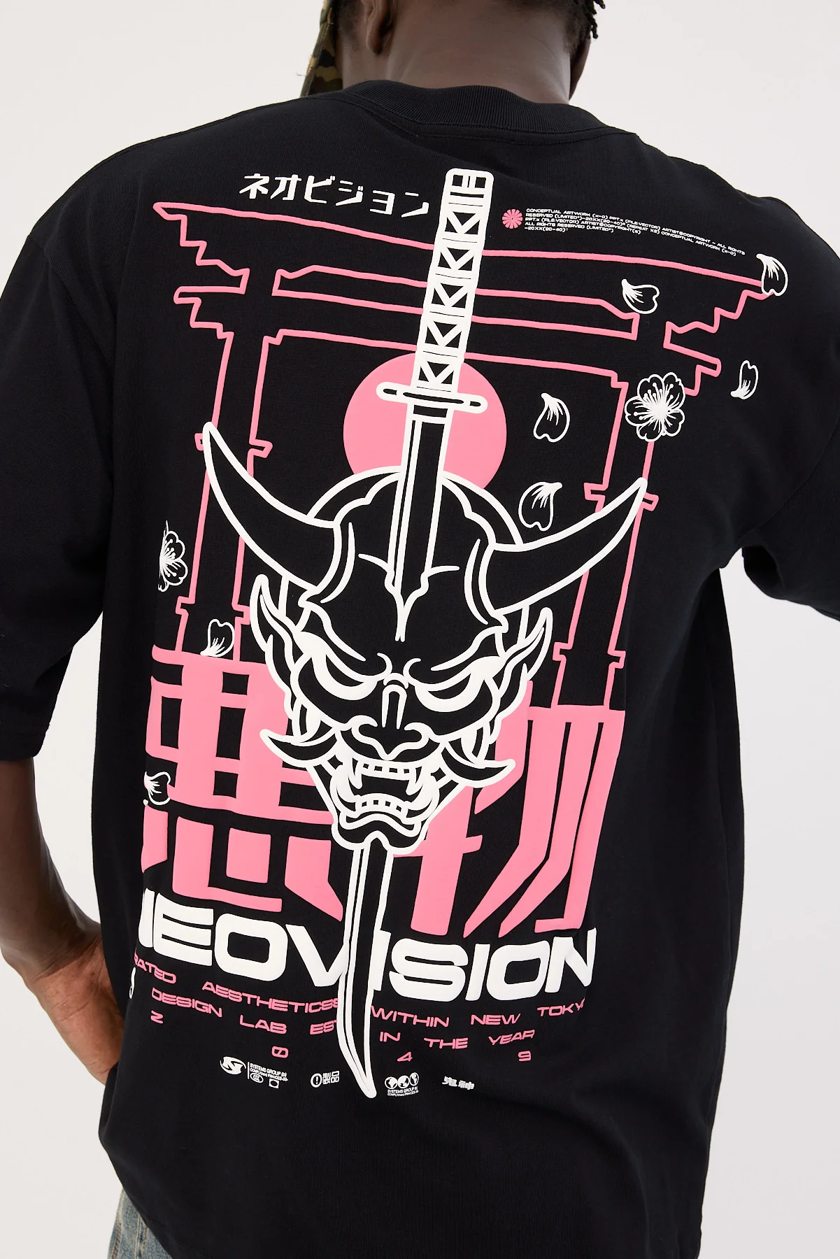 Neovision Torii Street Super Heavy Tee Black - Image 9