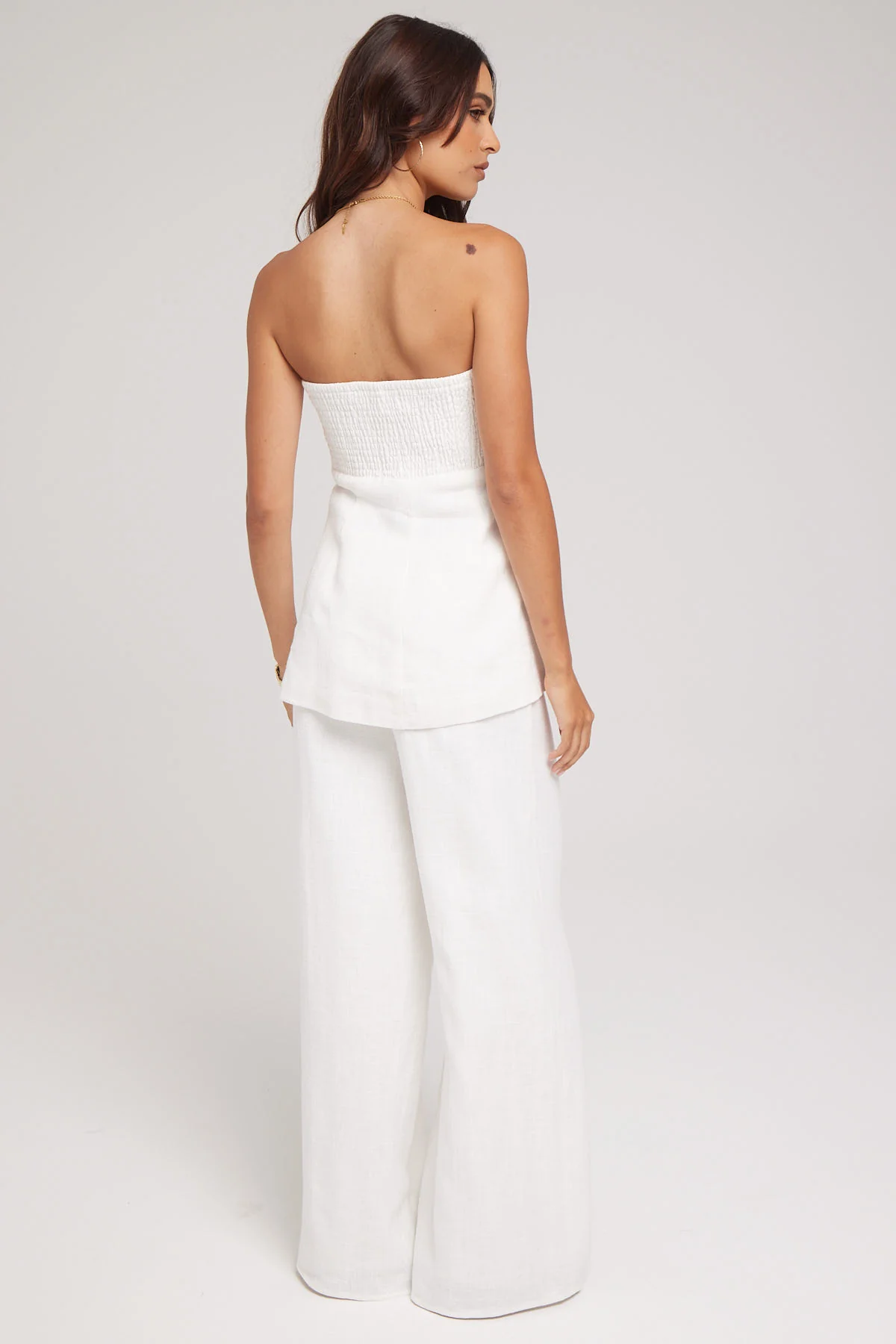 Perfect Stranger MENORCA LINEN PANT White - Image 4