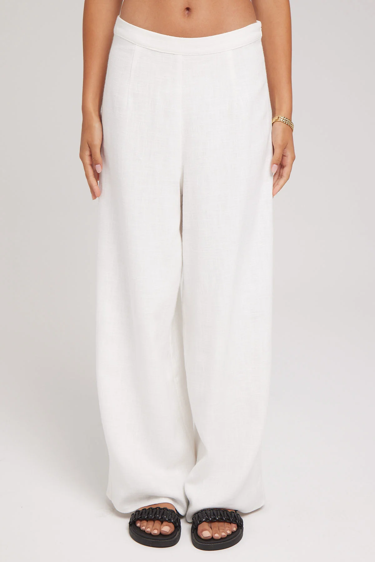 Perfect Stranger MENORCA LINEN PANT White - Image 5