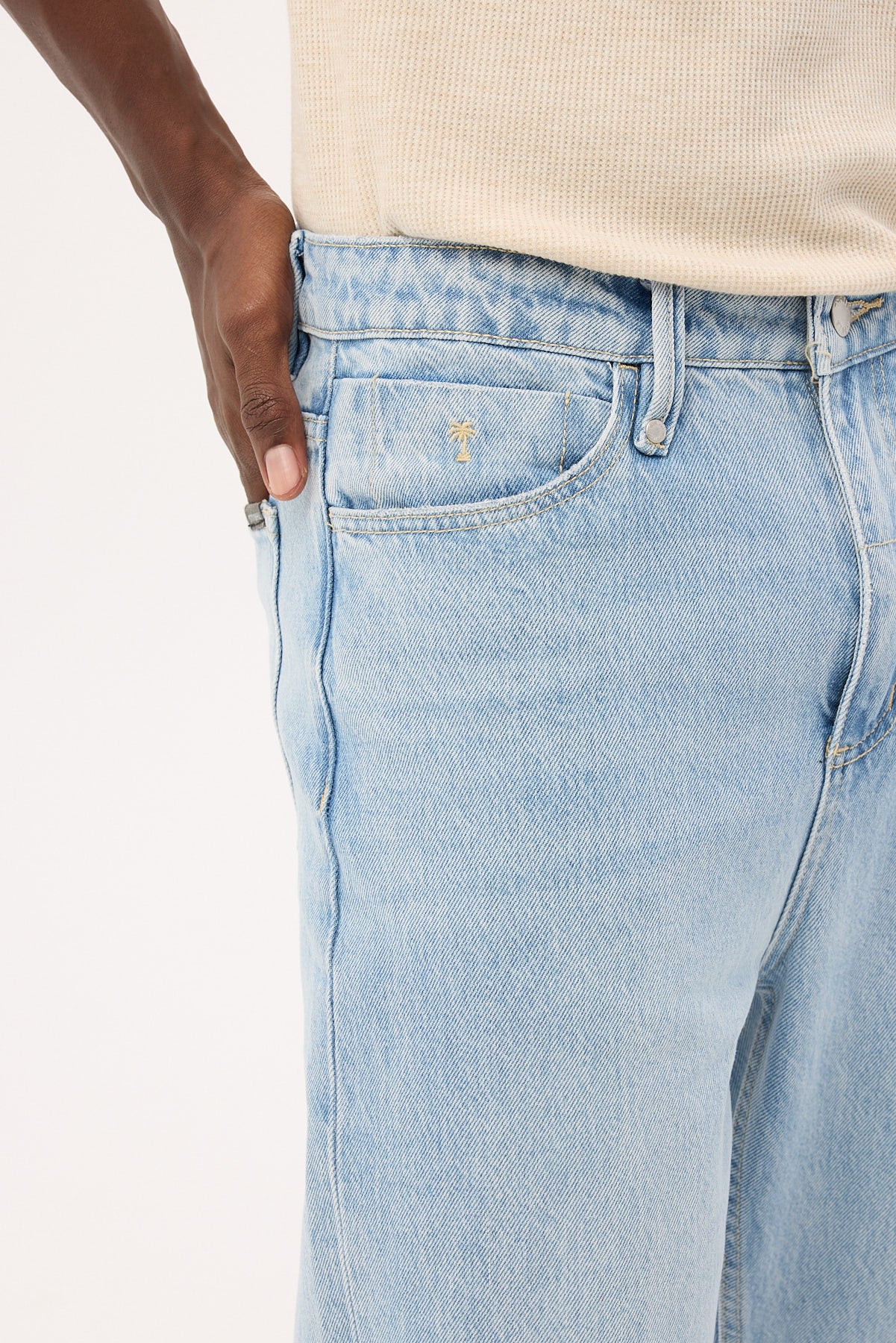 Thrills Slacker Denim Jean Ash Blue - Image 7