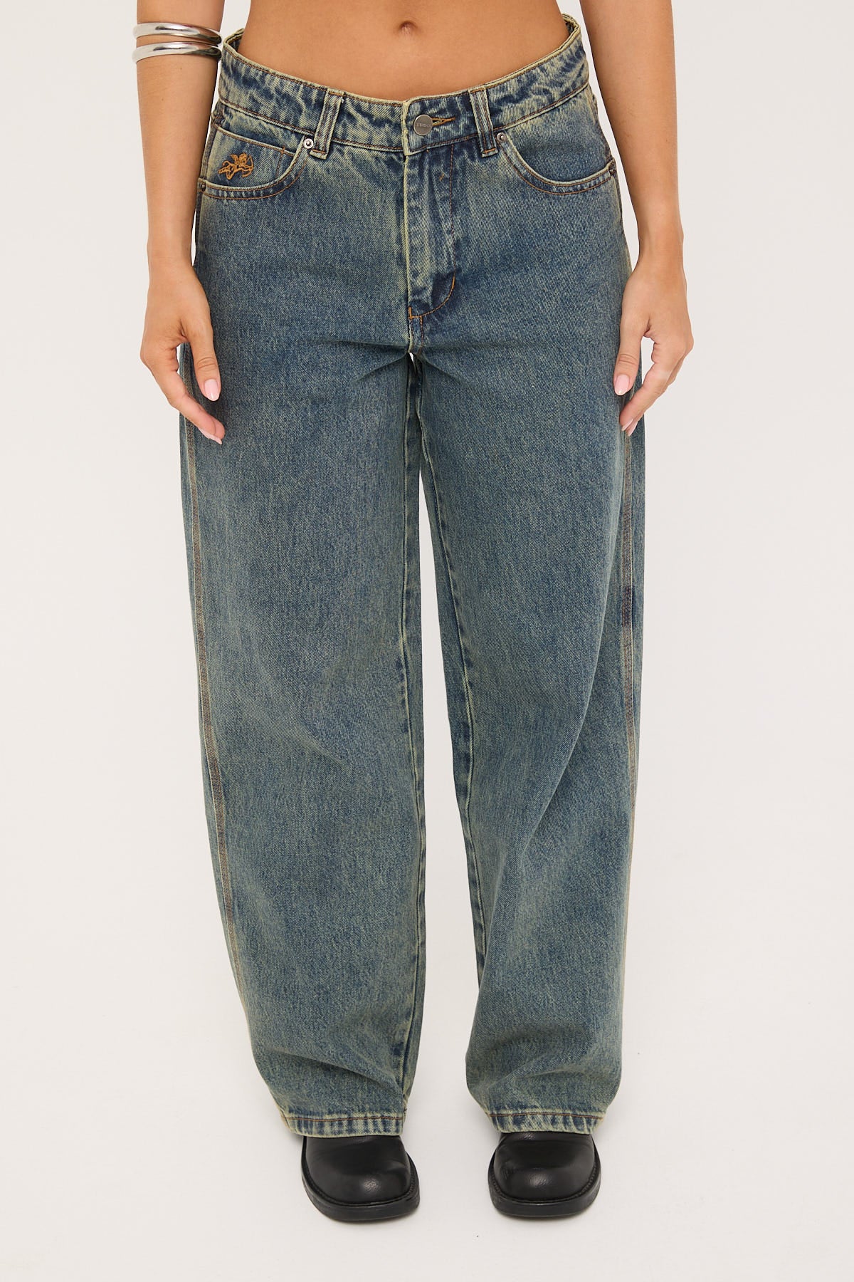 Worship Be Cool Sloucher Jean Blue Haze - Image 7