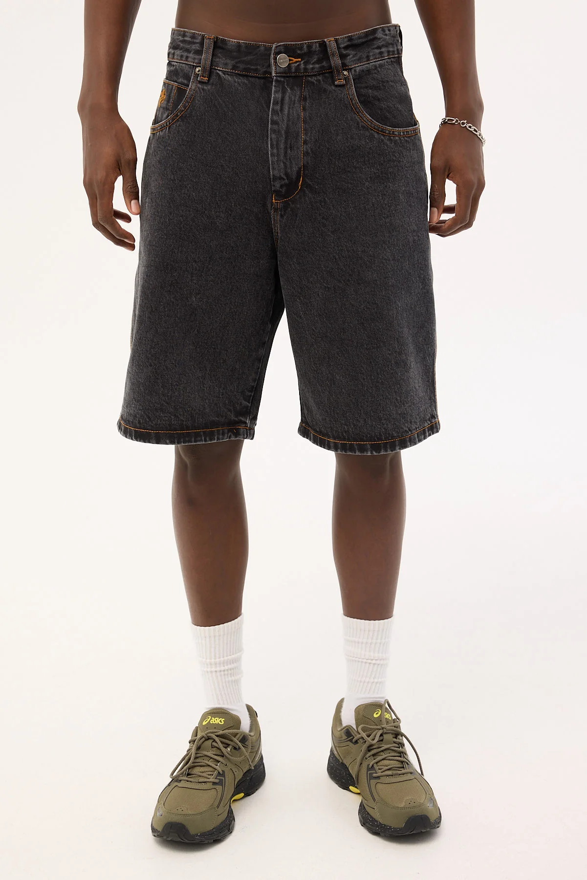 Worship Big Dawgs Jean Short Black Rinse - Image 10